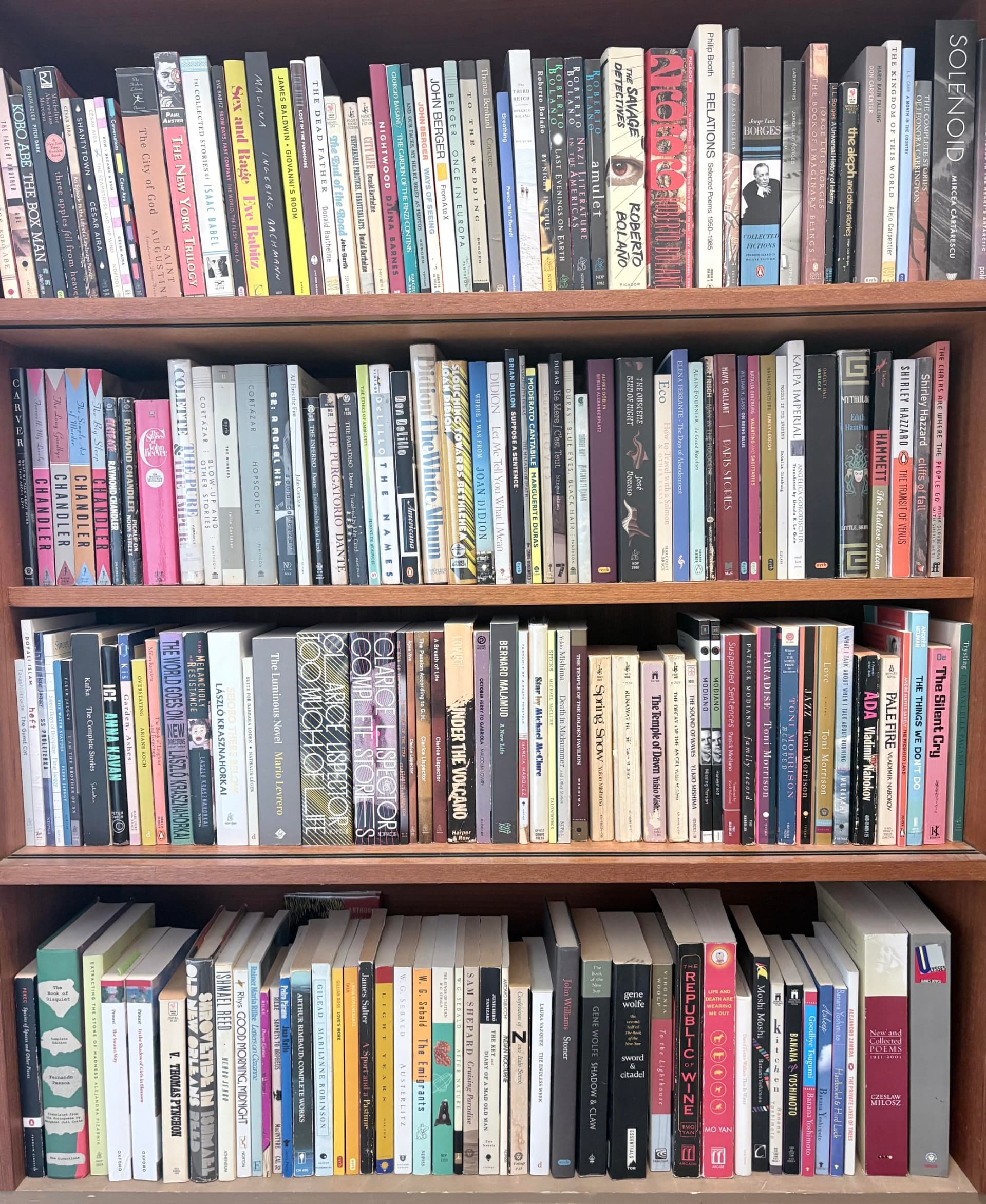 Uploaded bookshelf