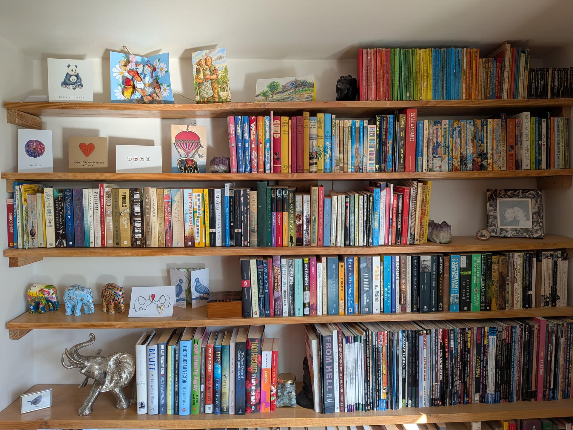 Uploaded bookshelf