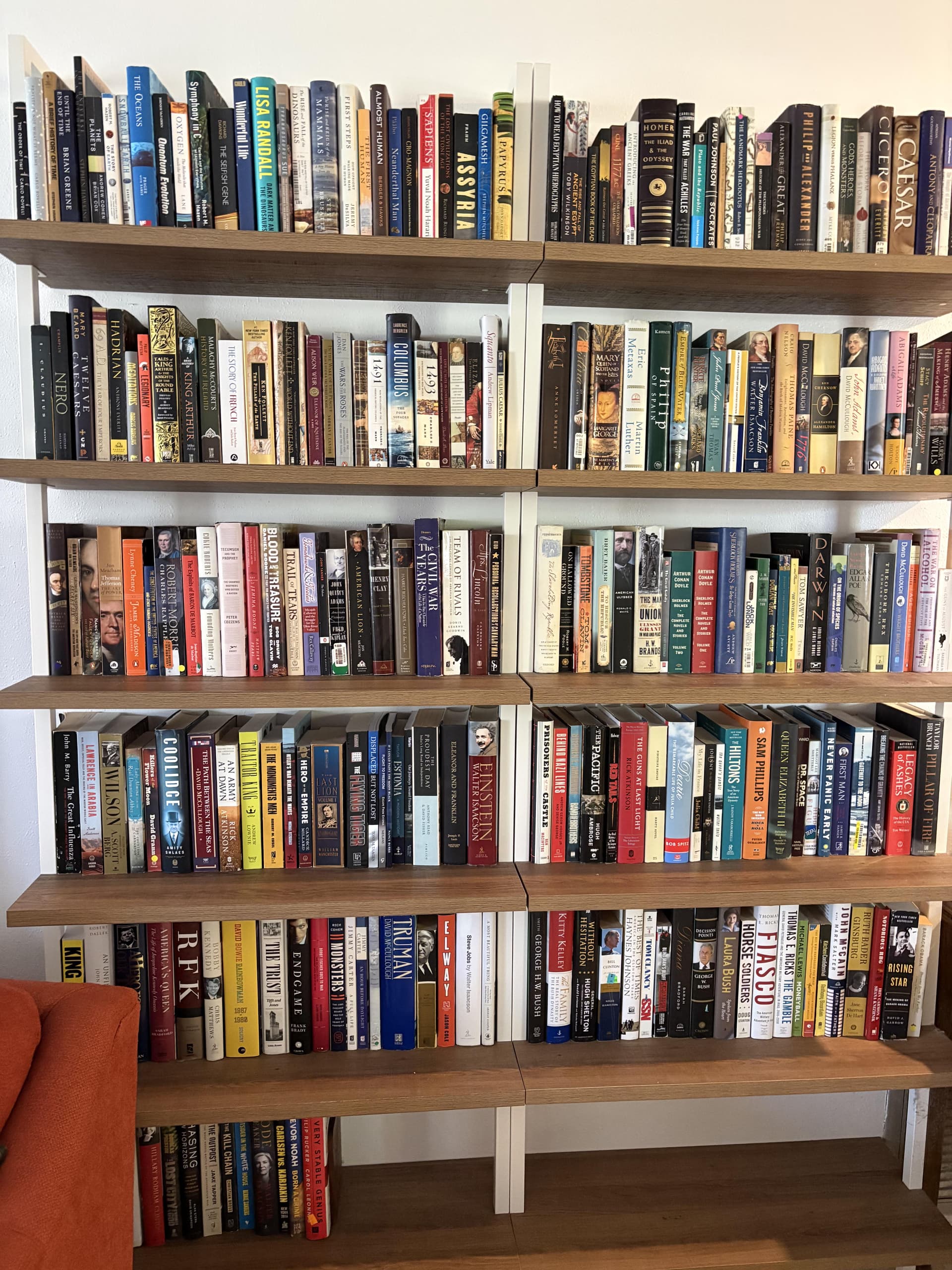 Uploaded bookshelf