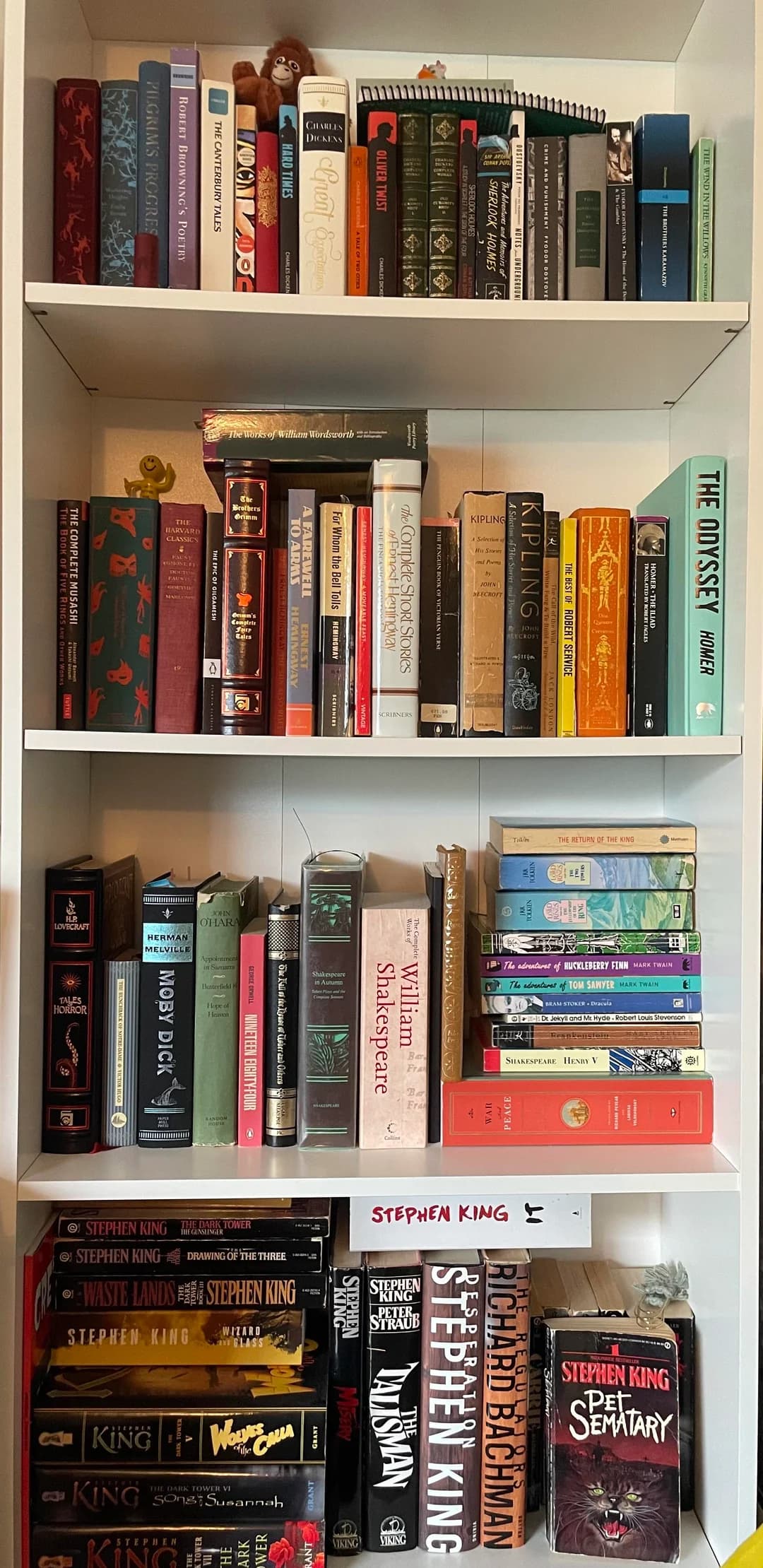 Uploaded bookshelf