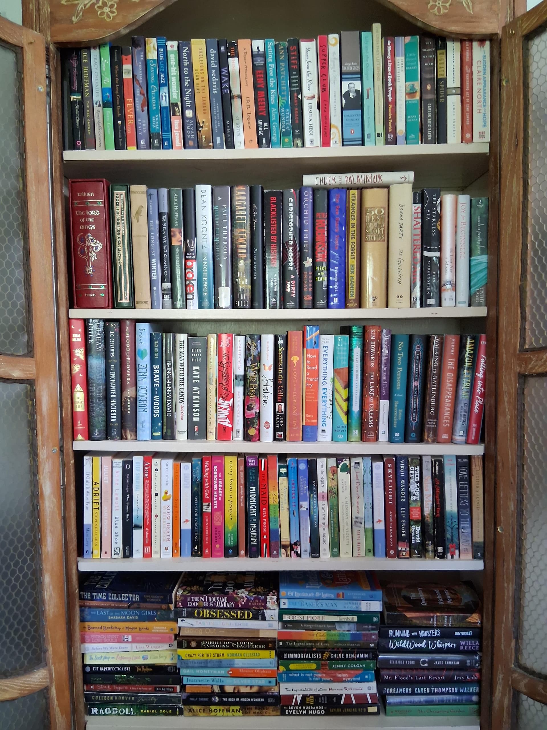Uploaded bookshelf