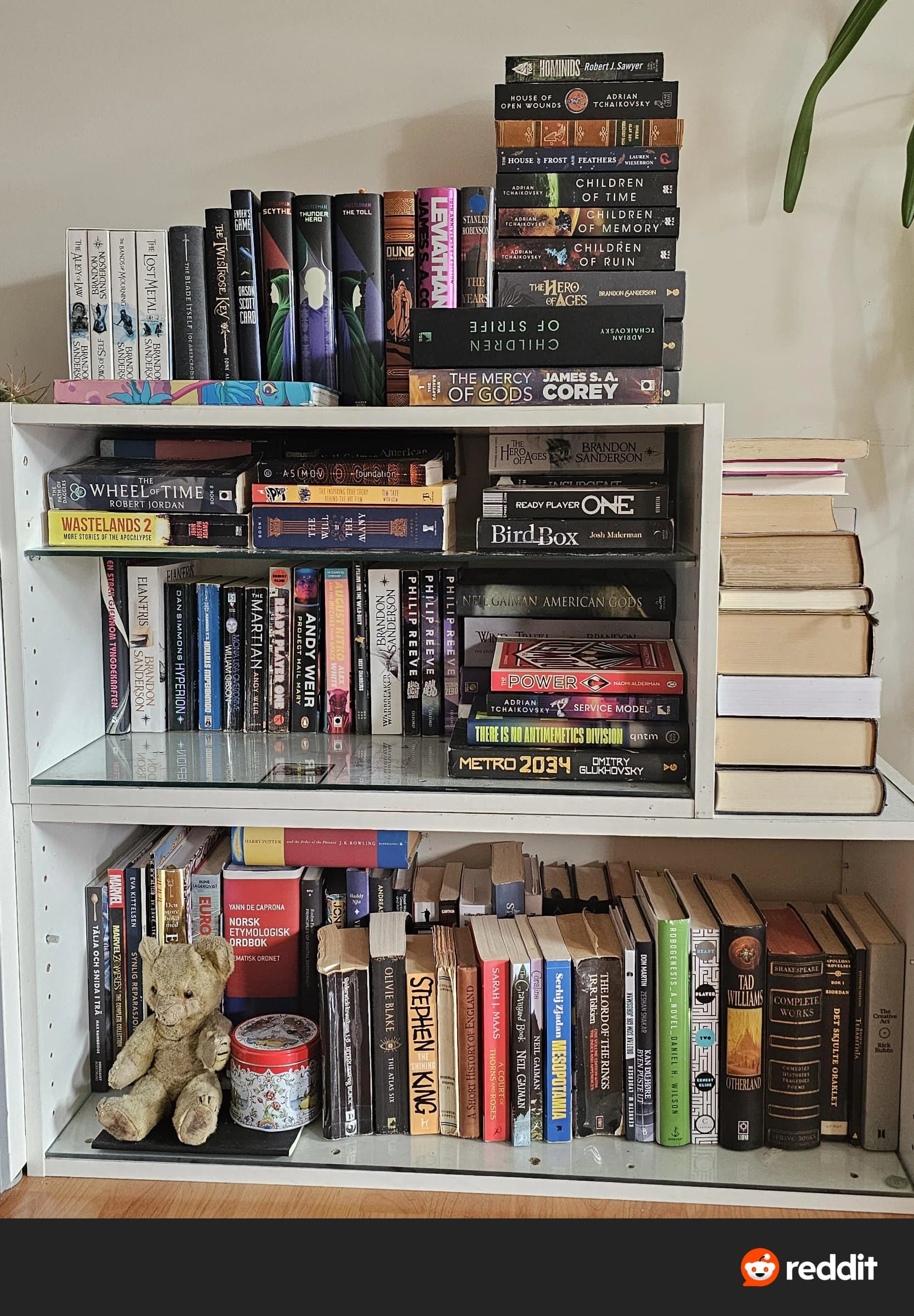 Uploaded bookshelf