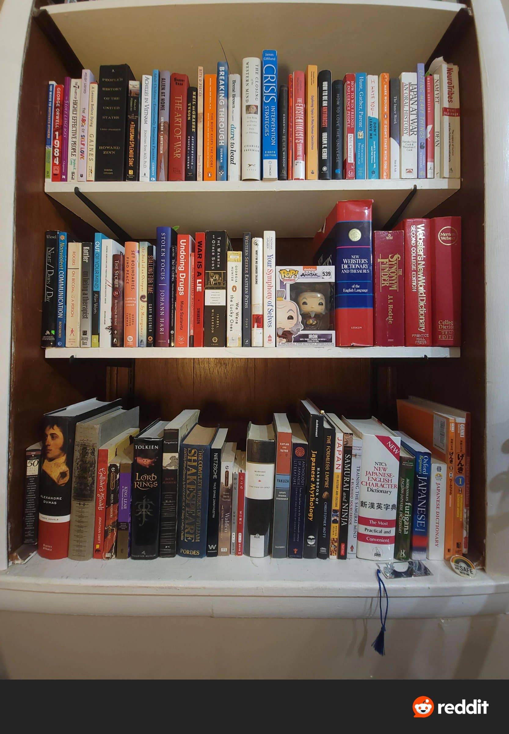 Uploaded bookshelf