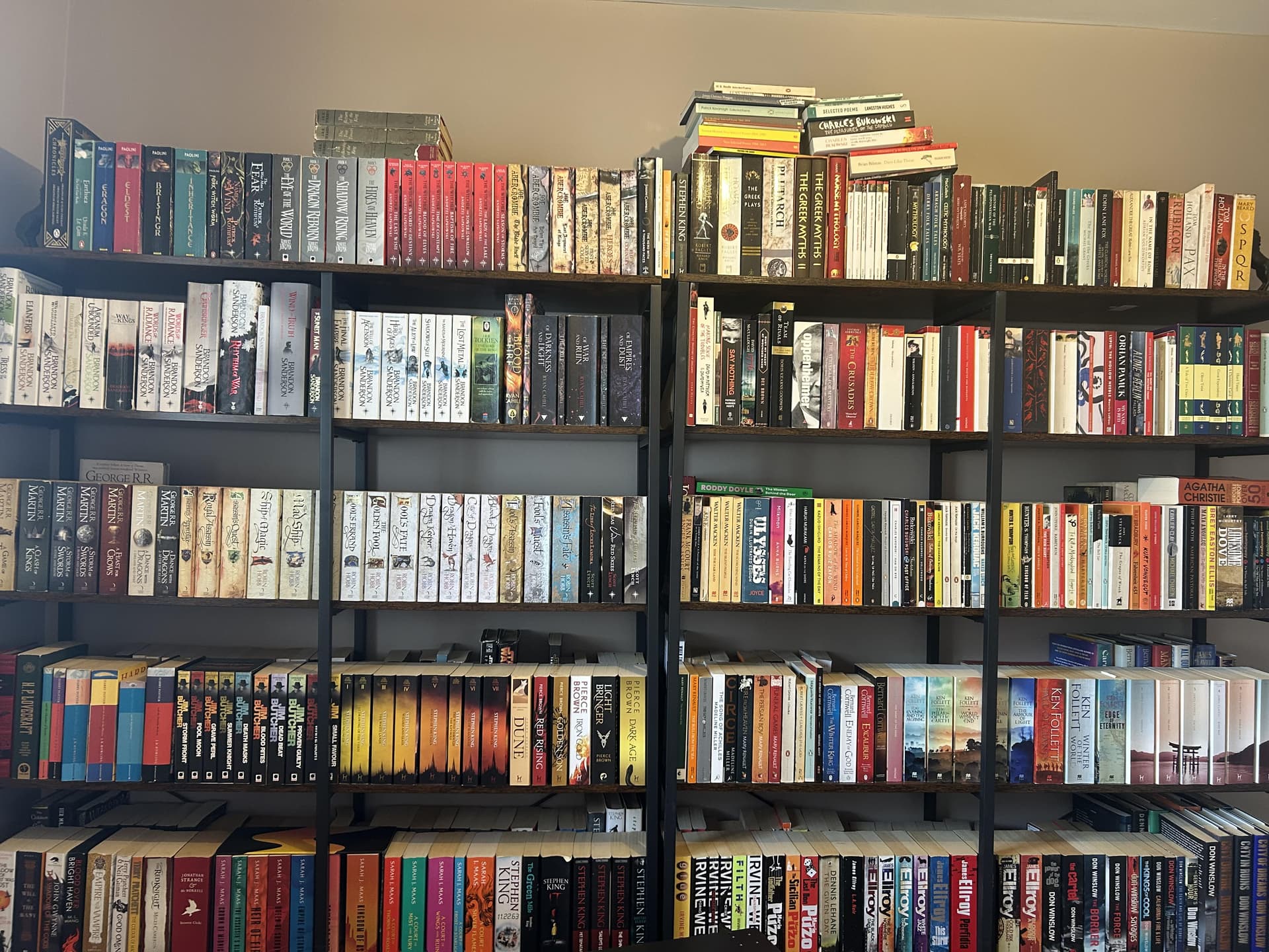 Uploaded bookshelf