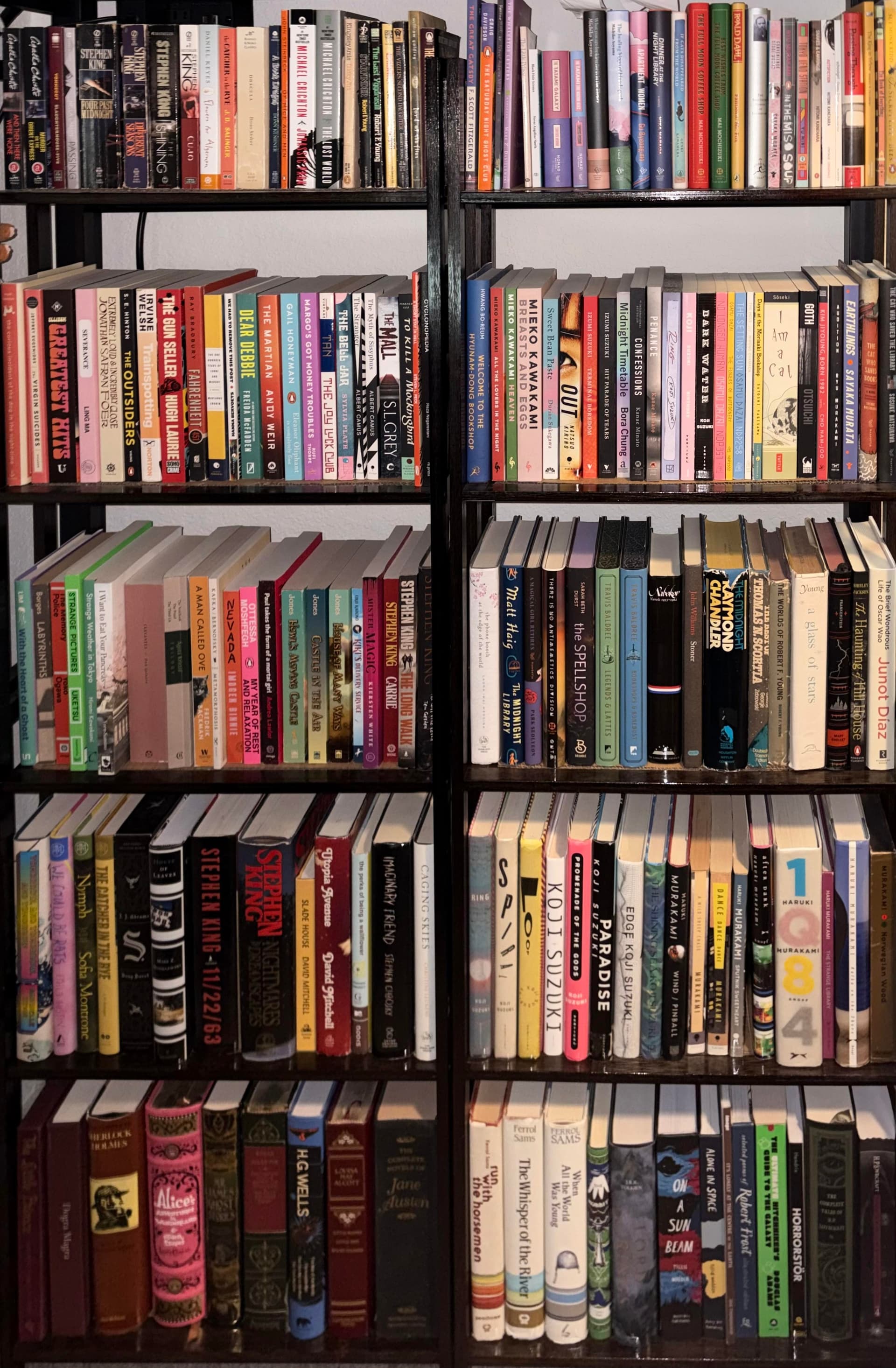 Uploaded bookshelf