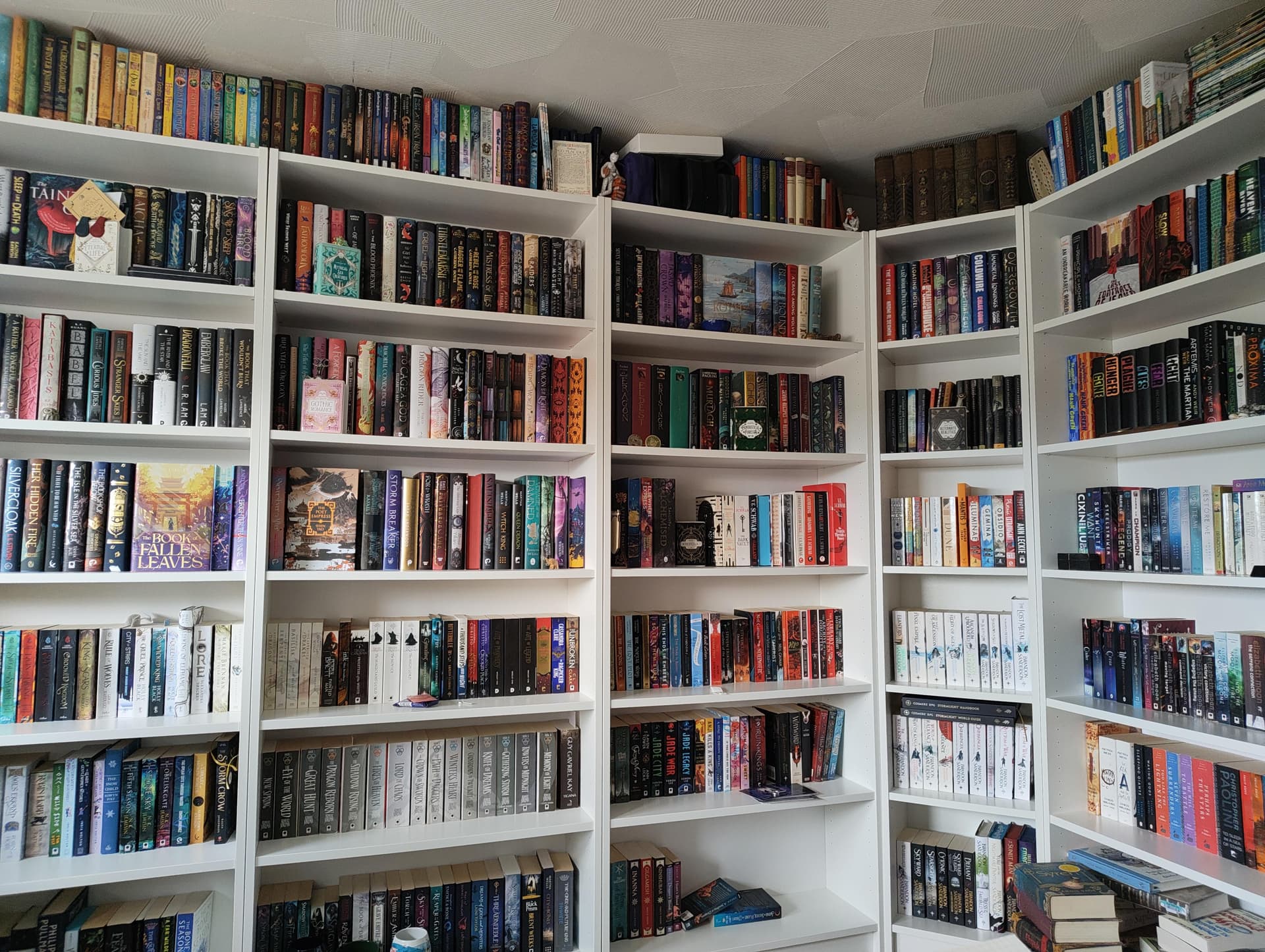 Uploaded bookshelf