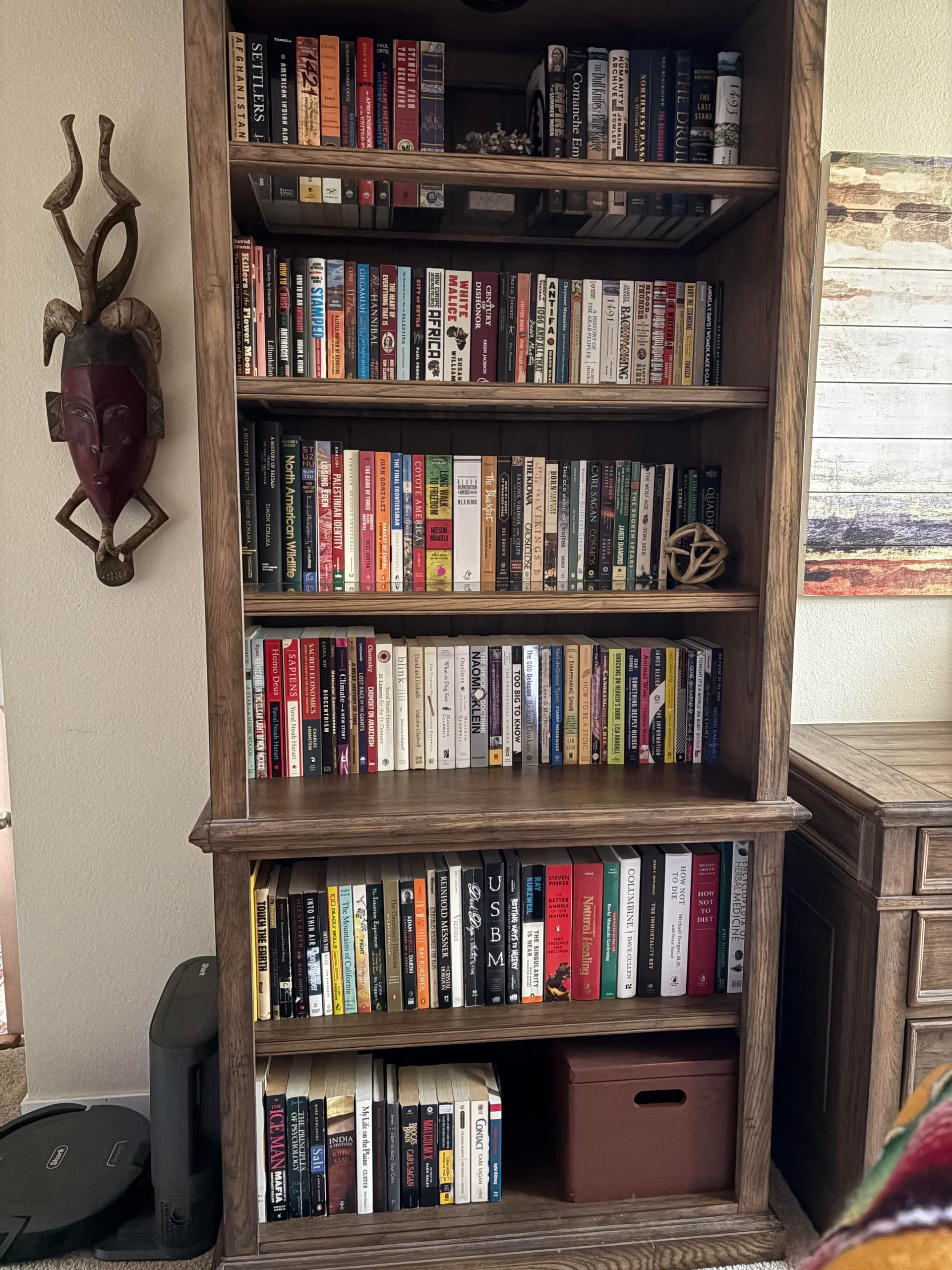 Uploaded bookshelf
