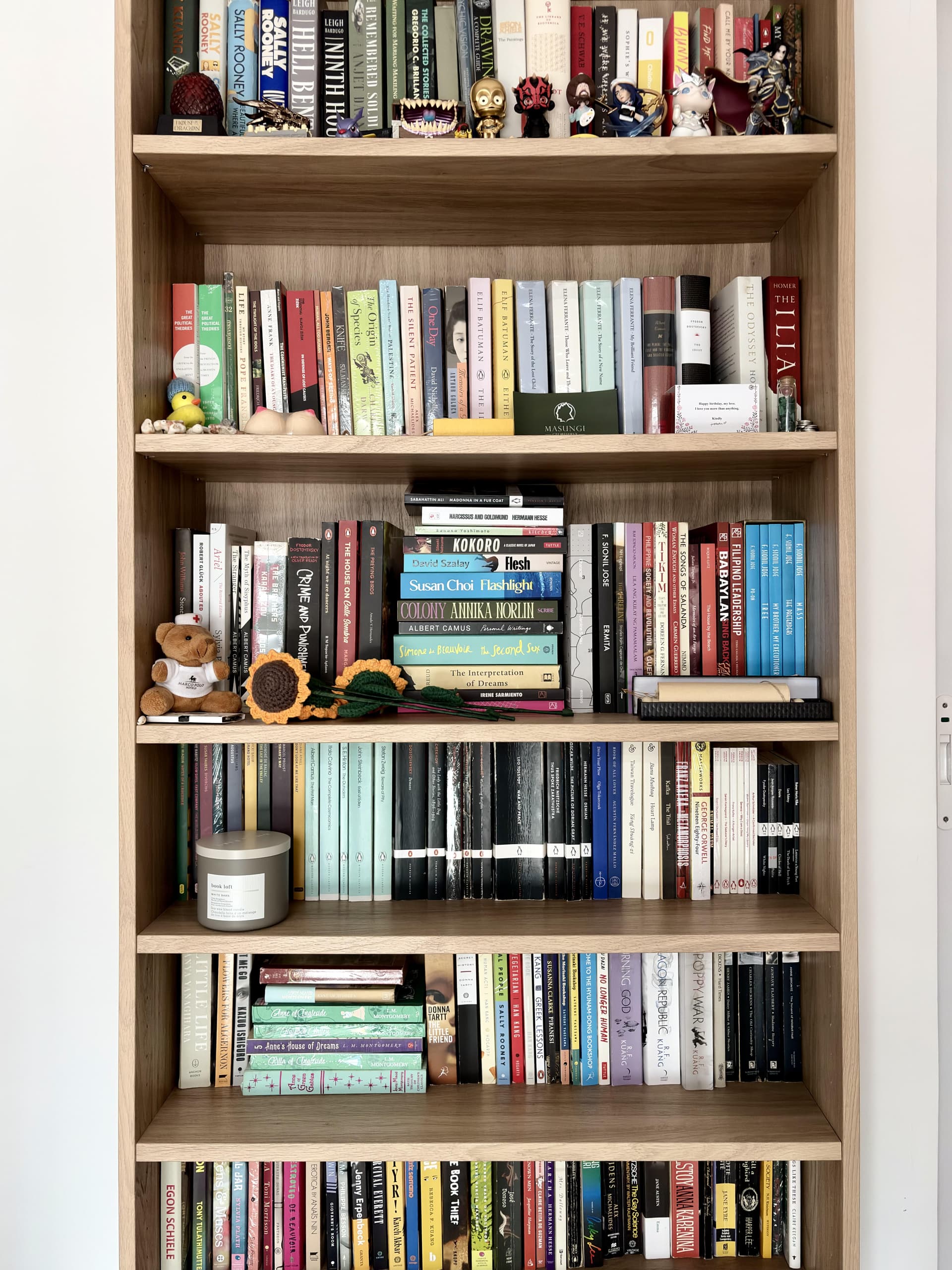 Uploaded bookshelf