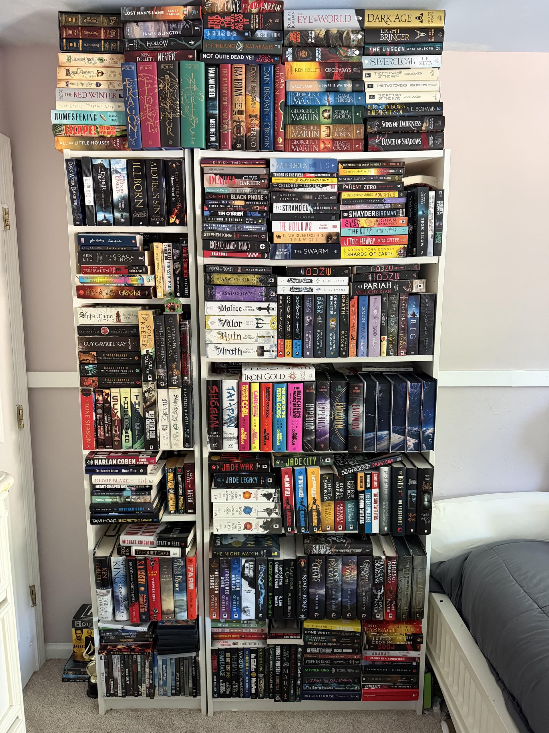 Uploaded bookshelf