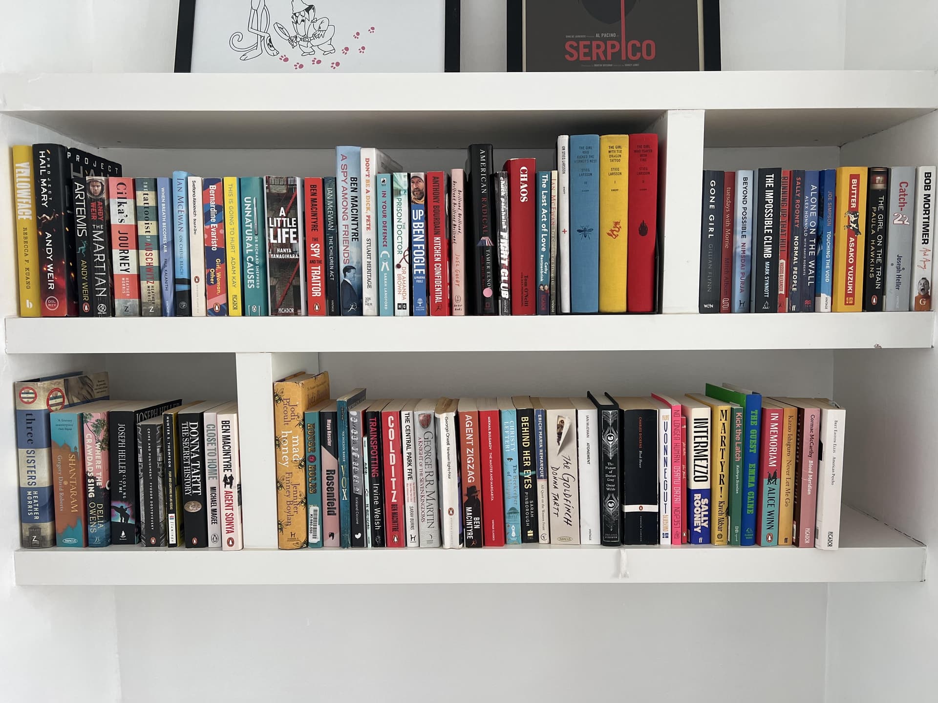 Uploaded bookshelf