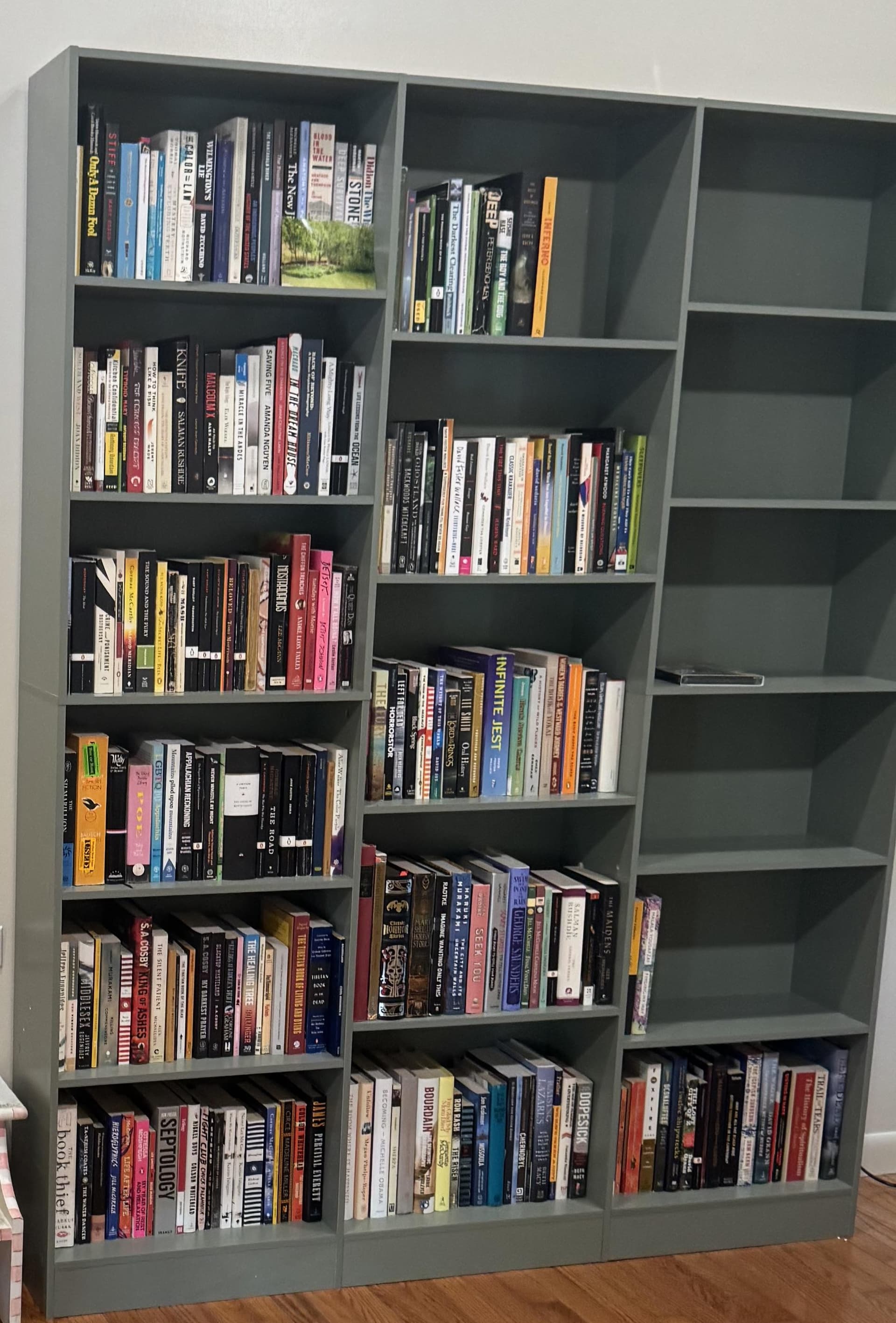 Uploaded bookshelf