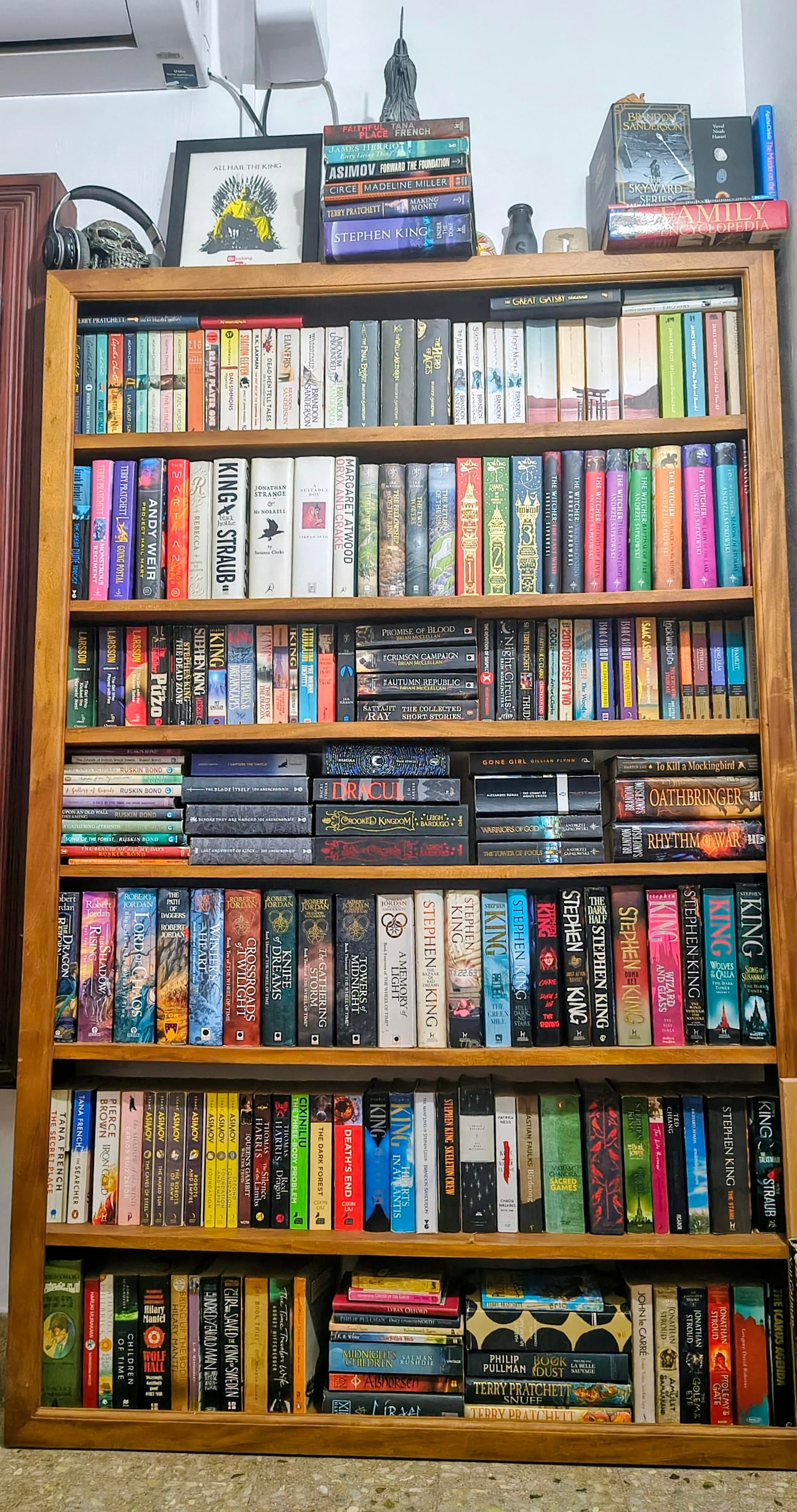Uploaded bookshelf