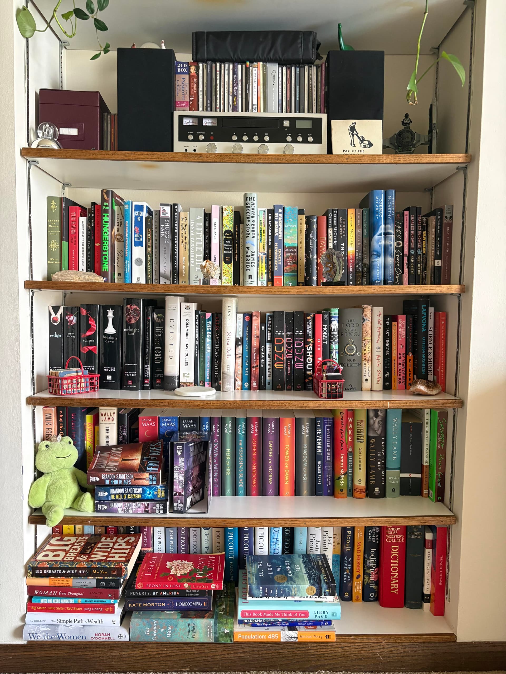 Uploaded bookshelf
