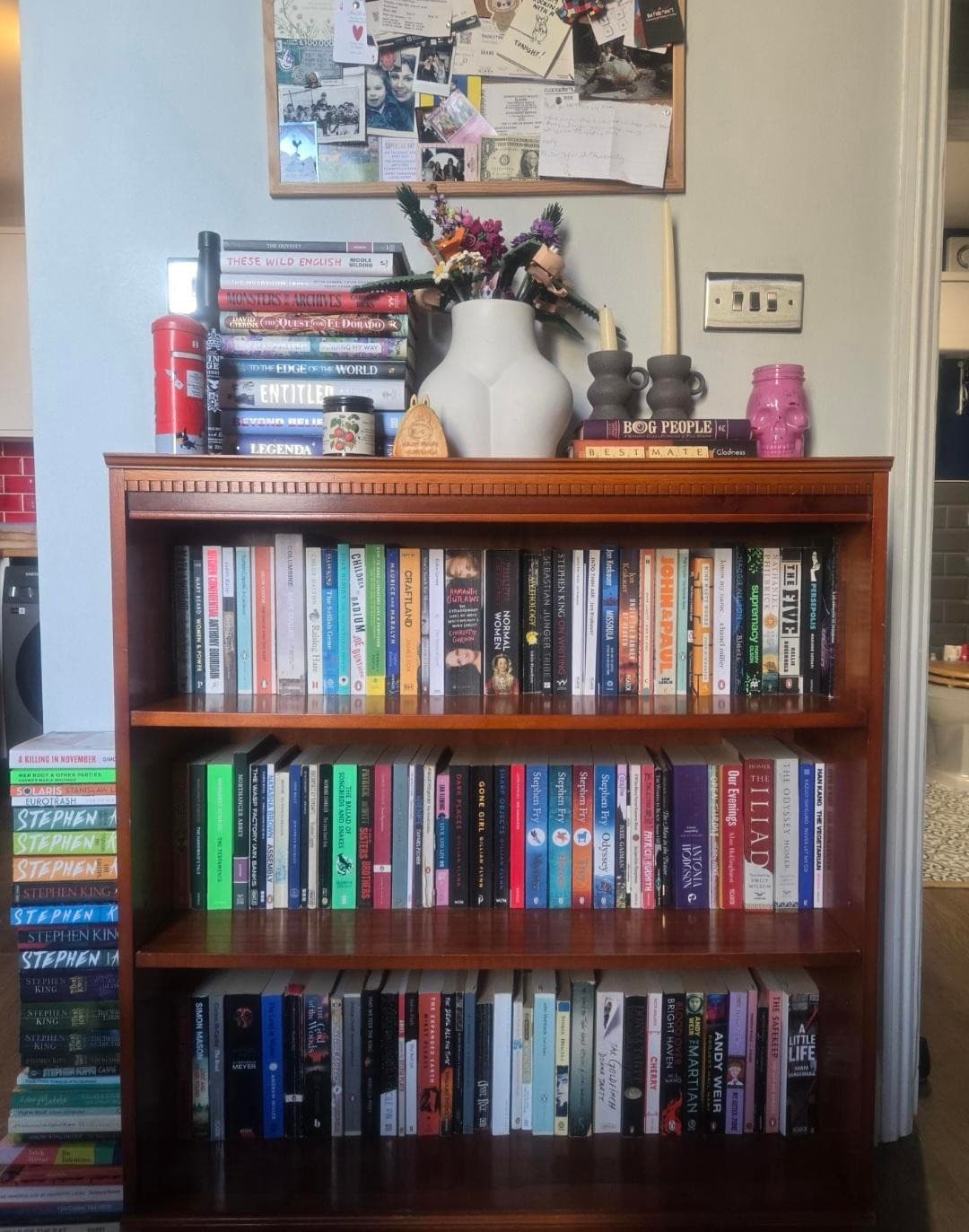 Uploaded bookshelf