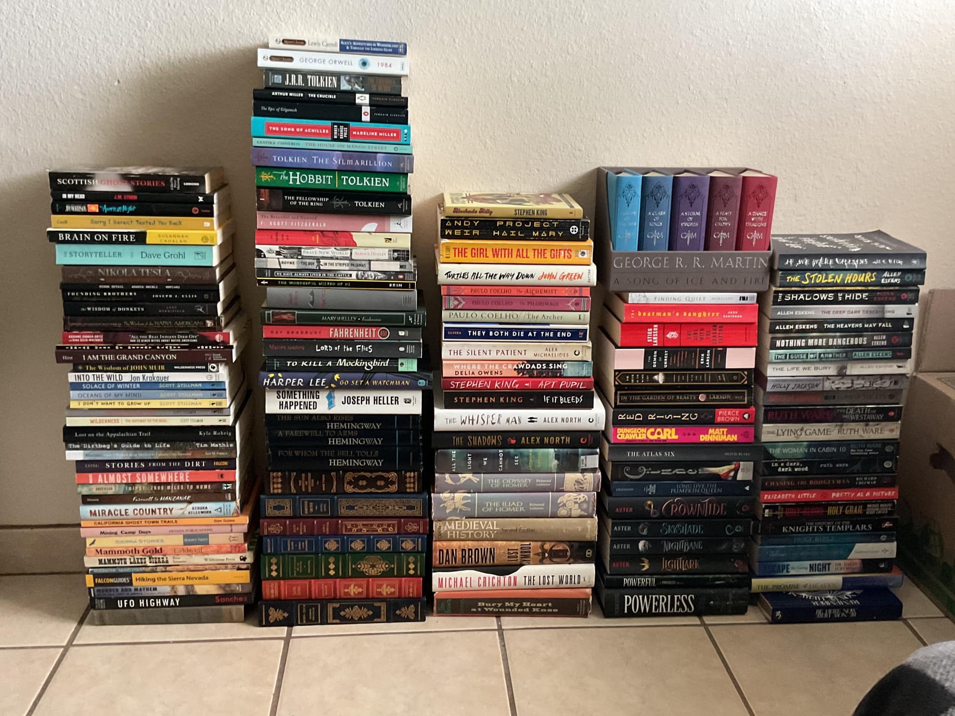 Uploaded bookshelf