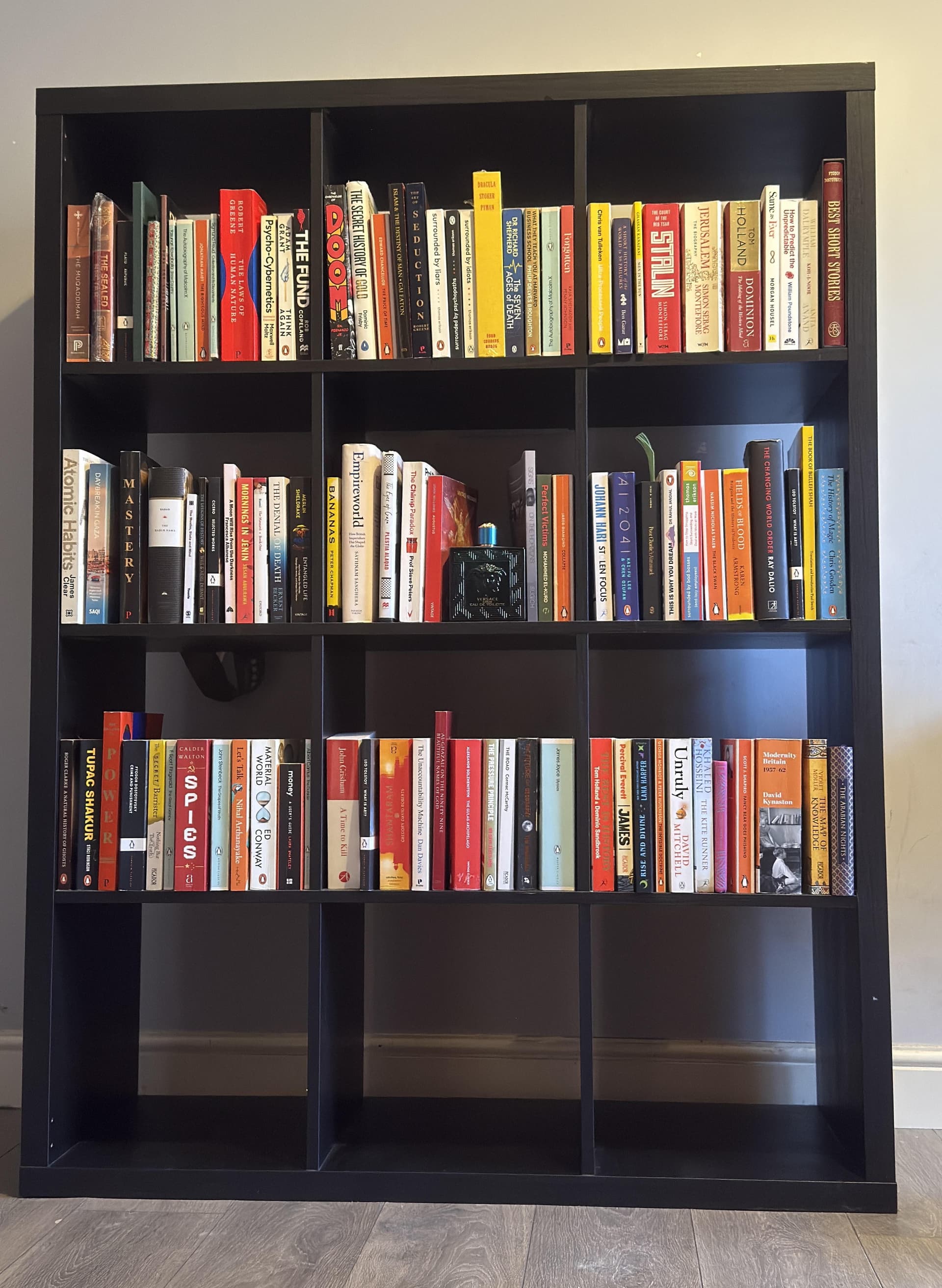Uploaded bookshelf