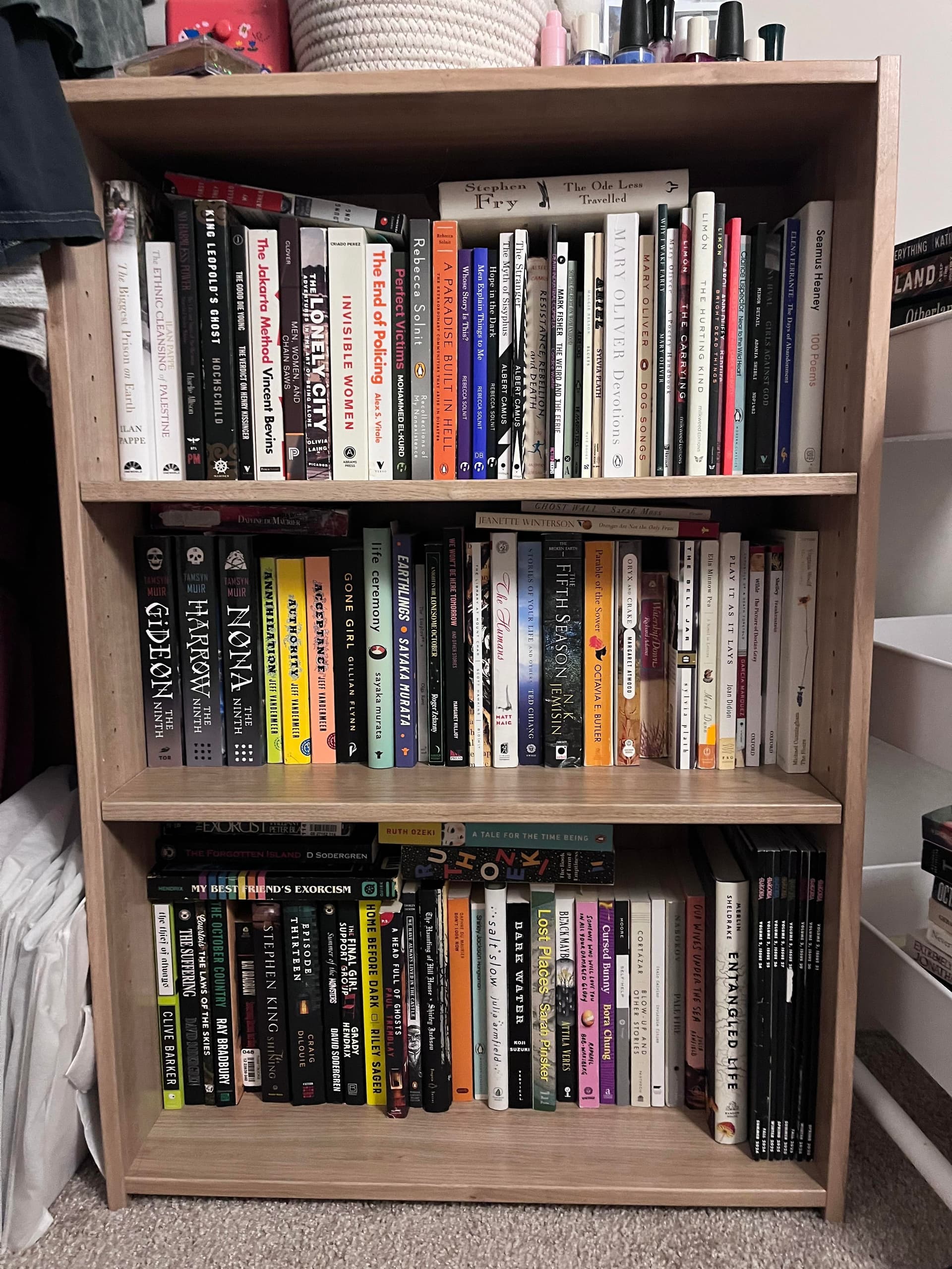 Uploaded bookshelf