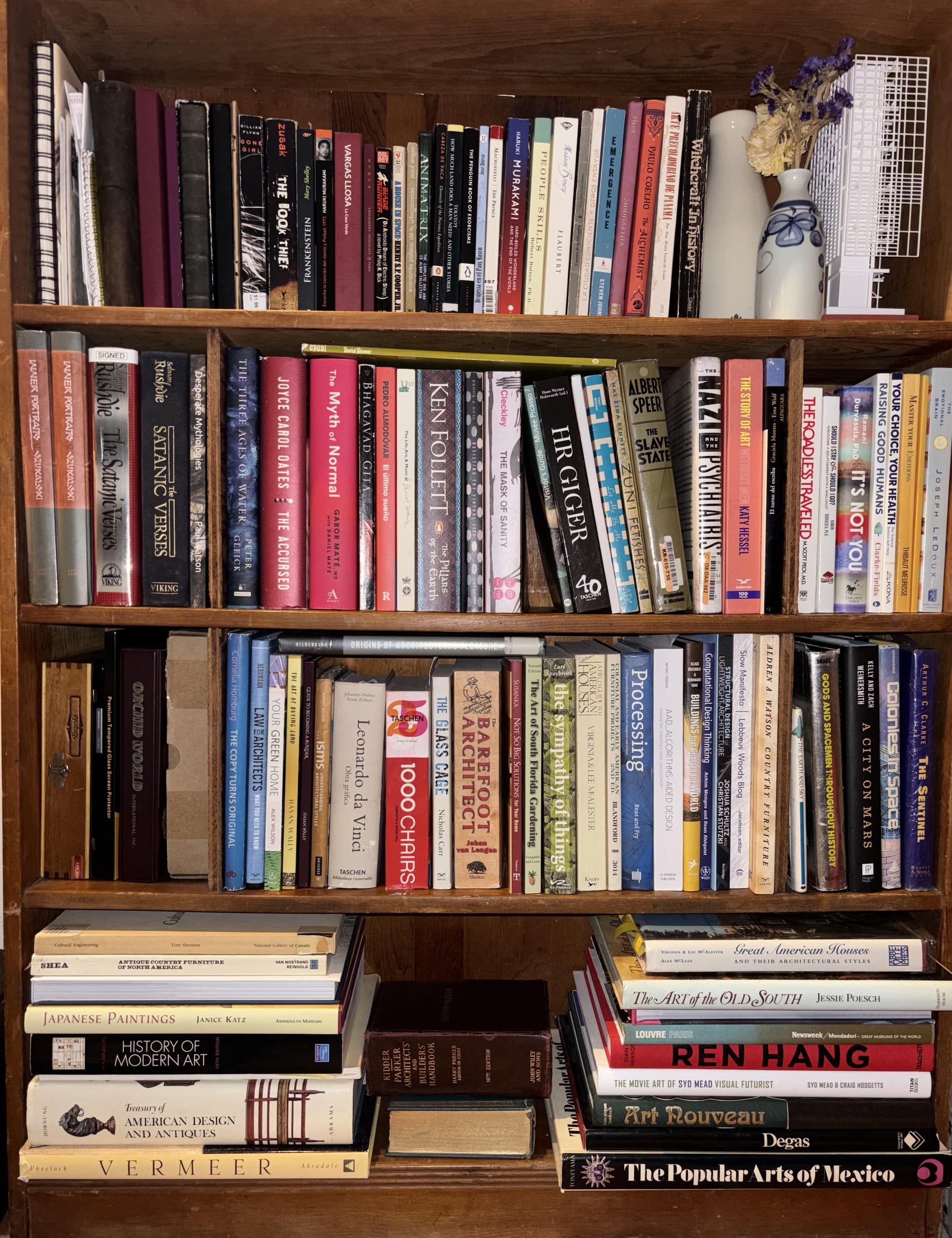 Uploaded bookshelf