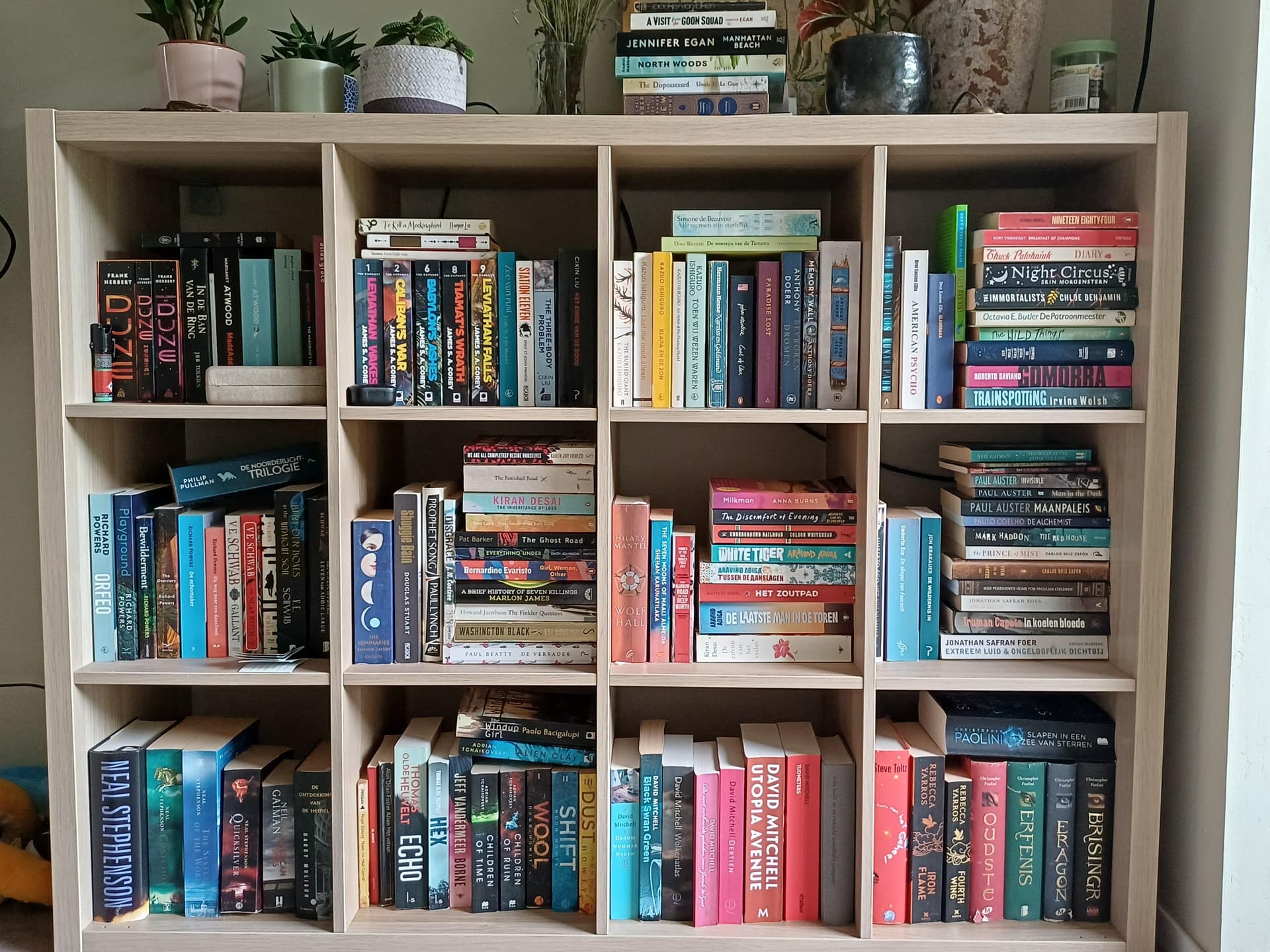 Uploaded bookshelf