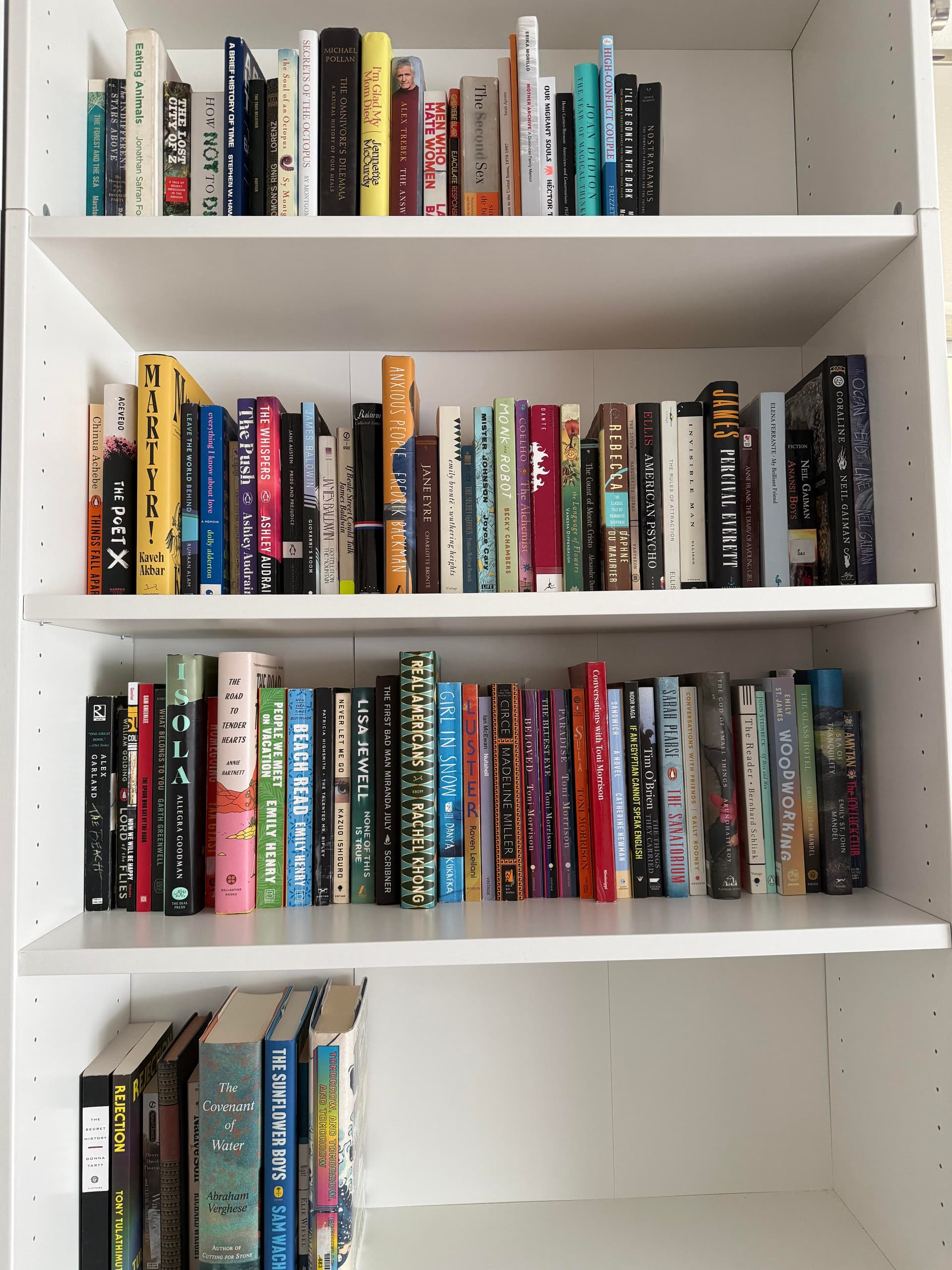 Uploaded bookshelf