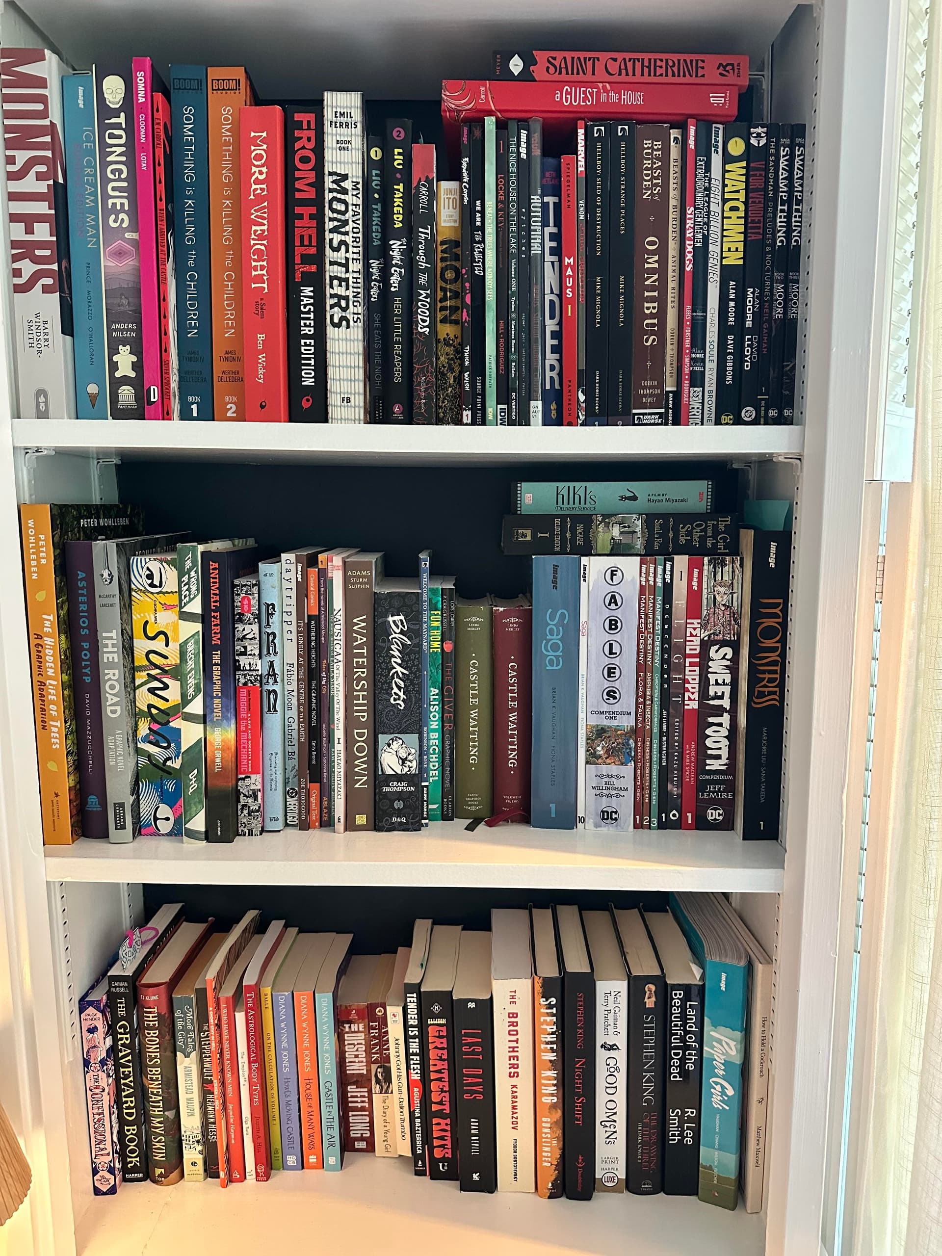 Uploaded bookshelf