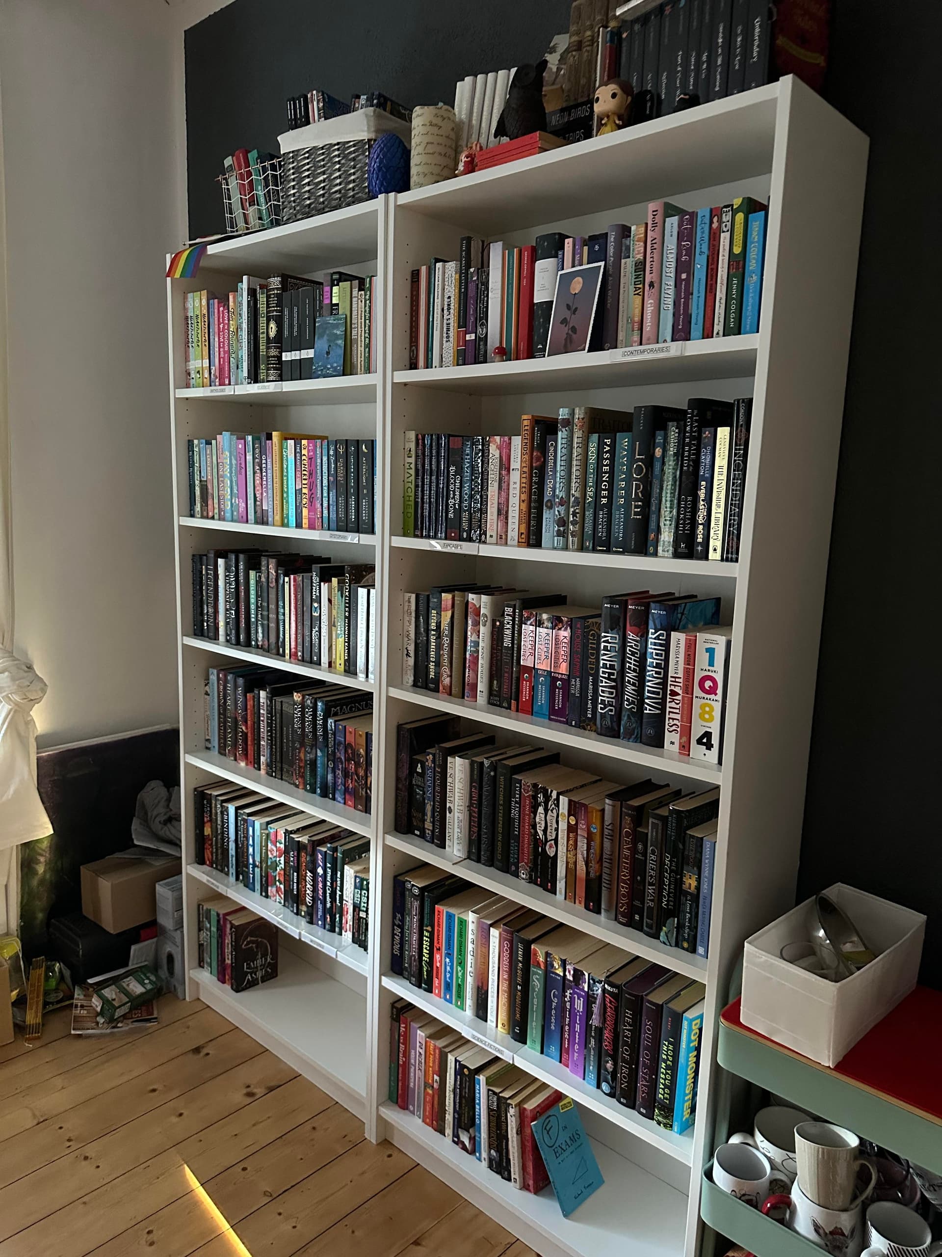 Uploaded bookshelf