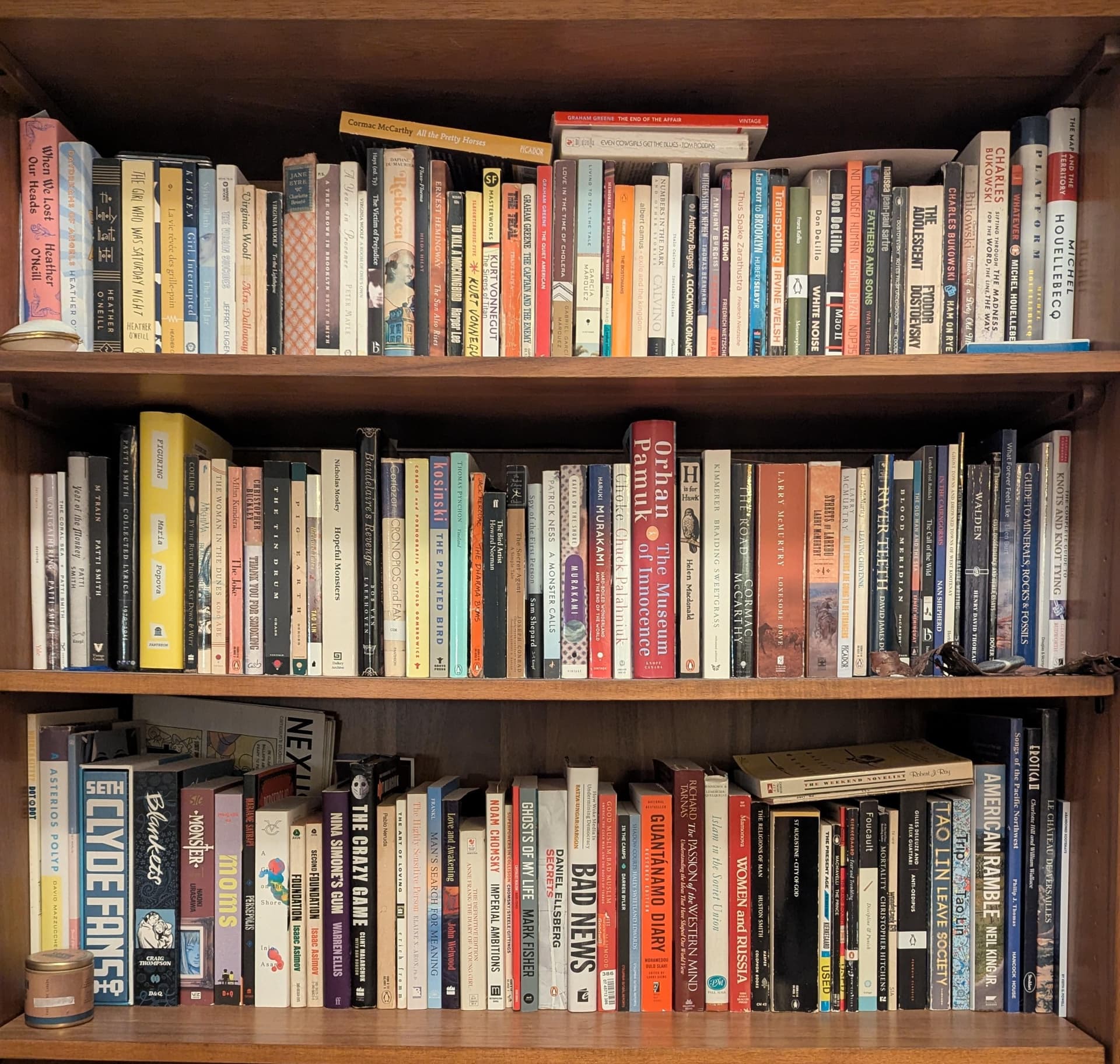 Uploaded bookshelf