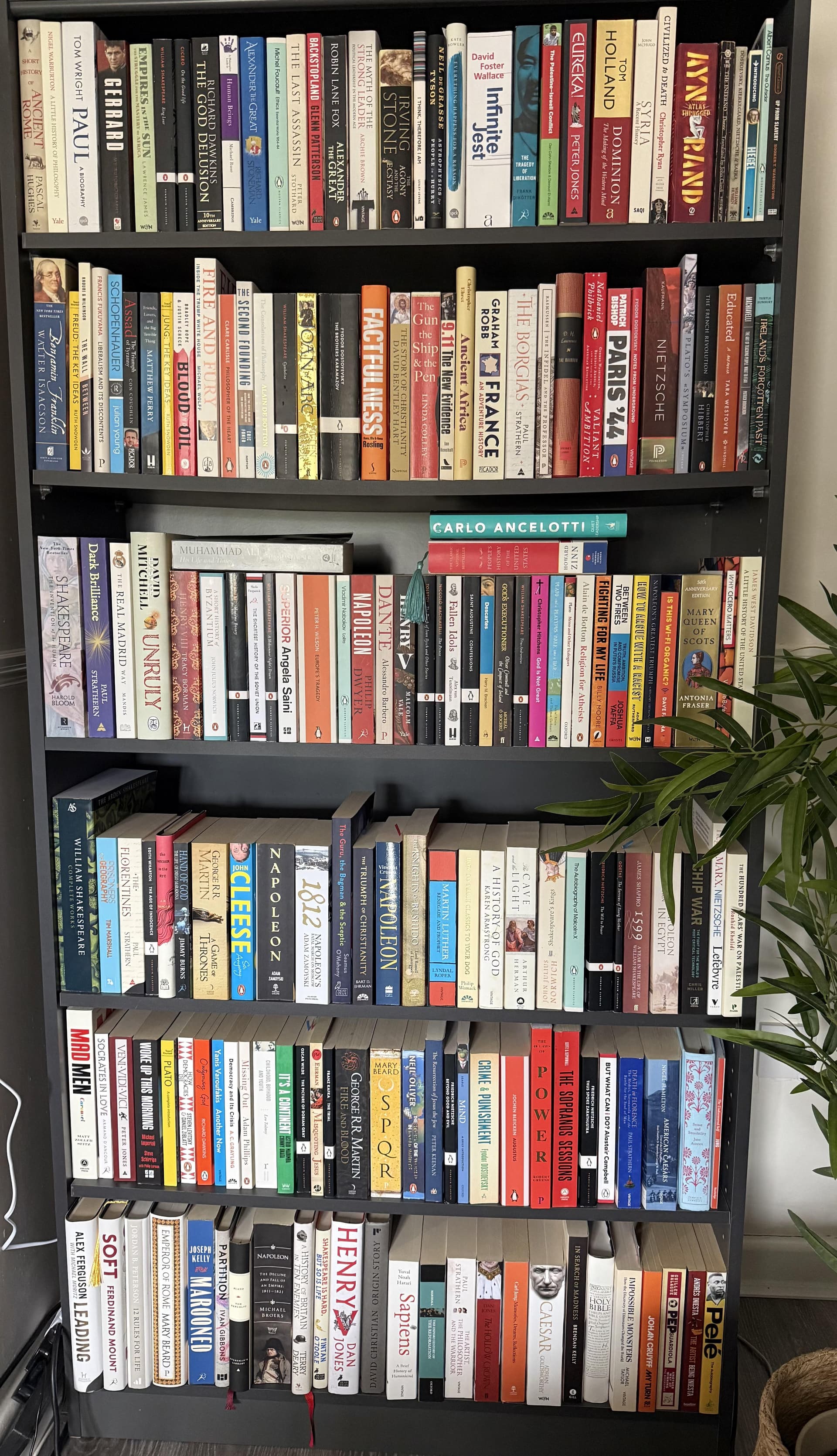 Uploaded bookshelf