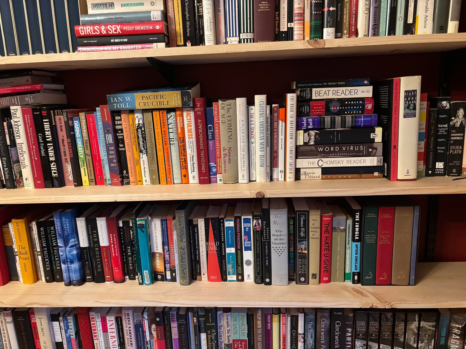 Uploaded bookshelf