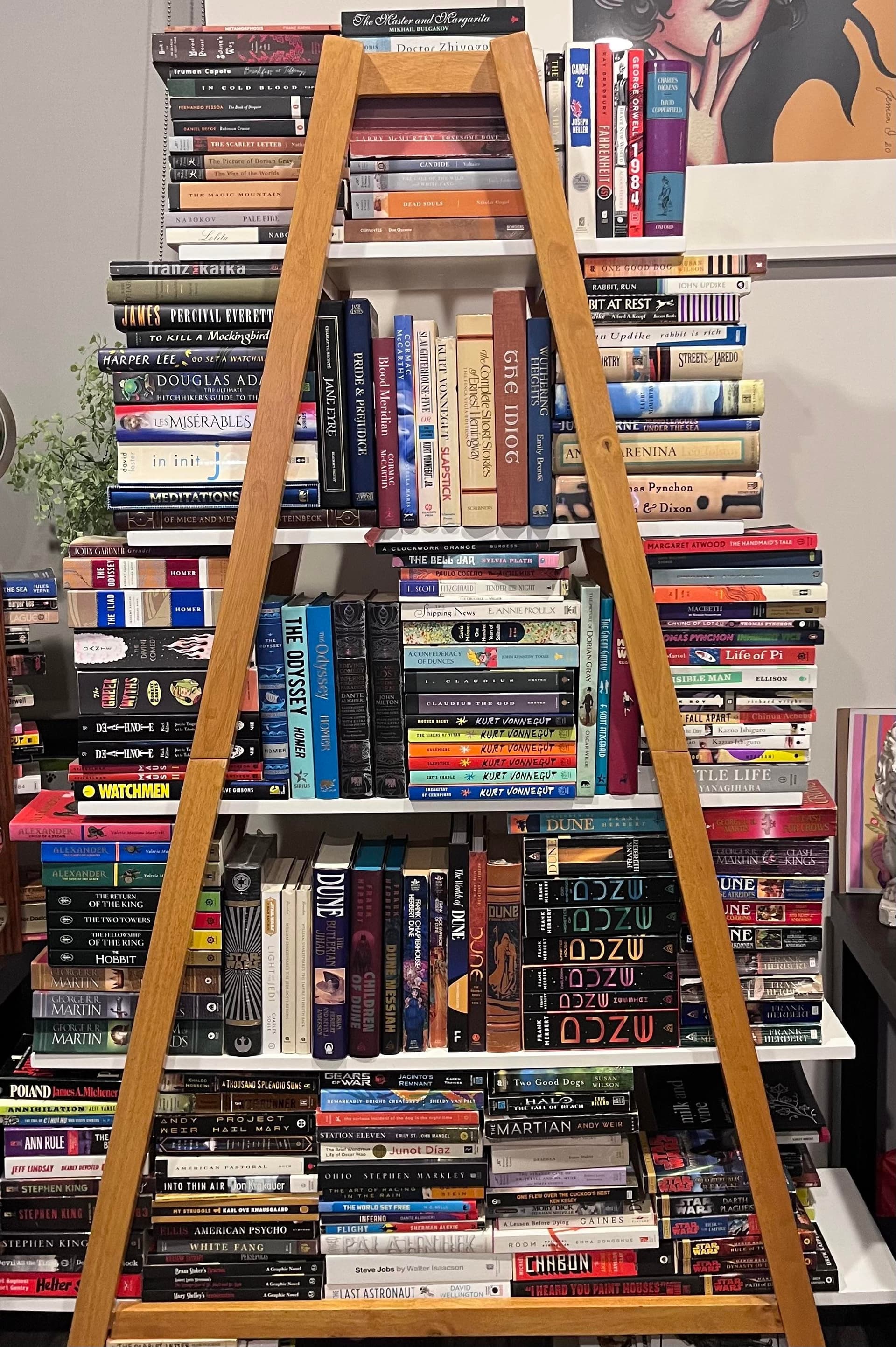 Uploaded bookshelf