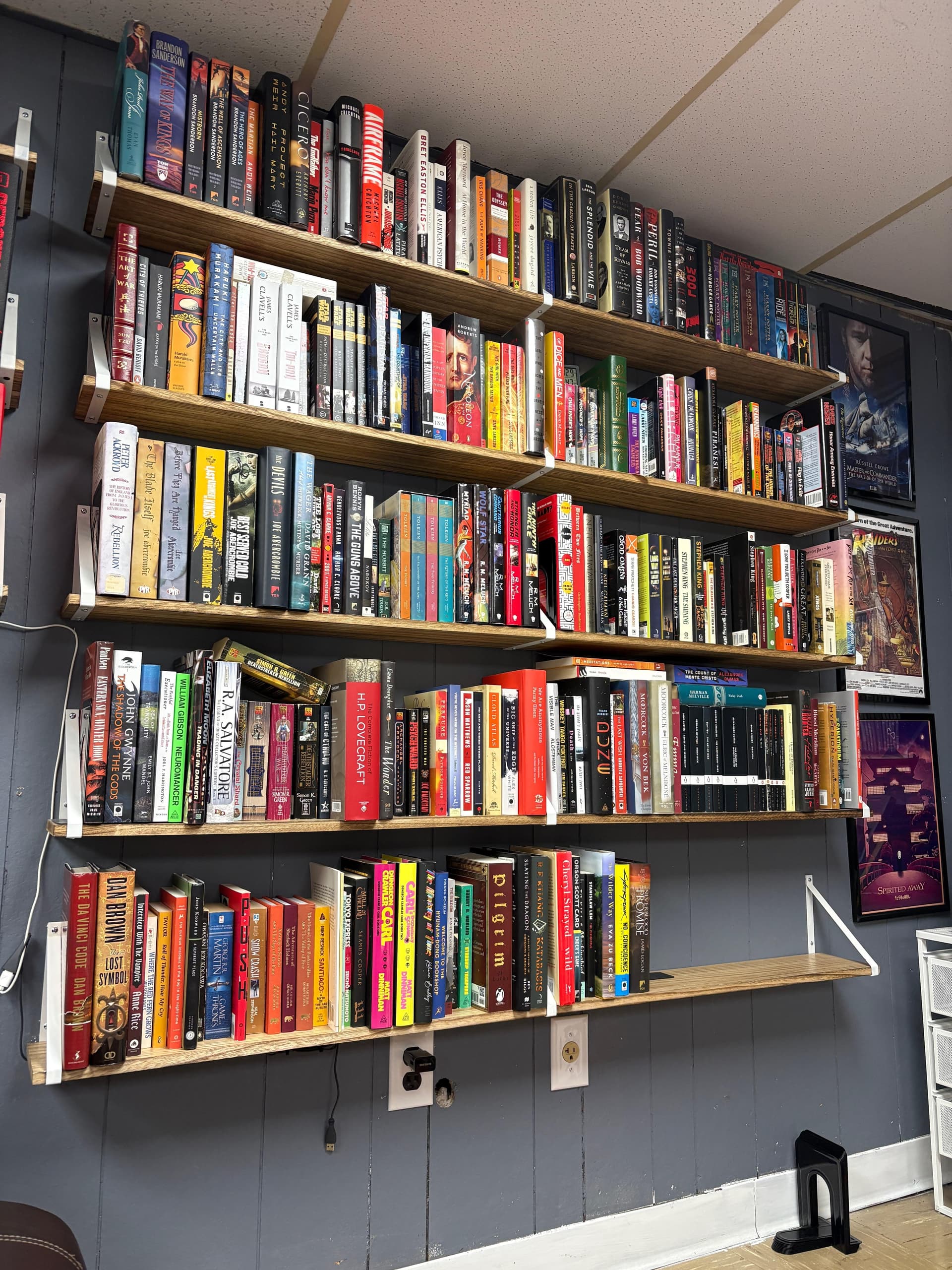 Uploaded bookshelf