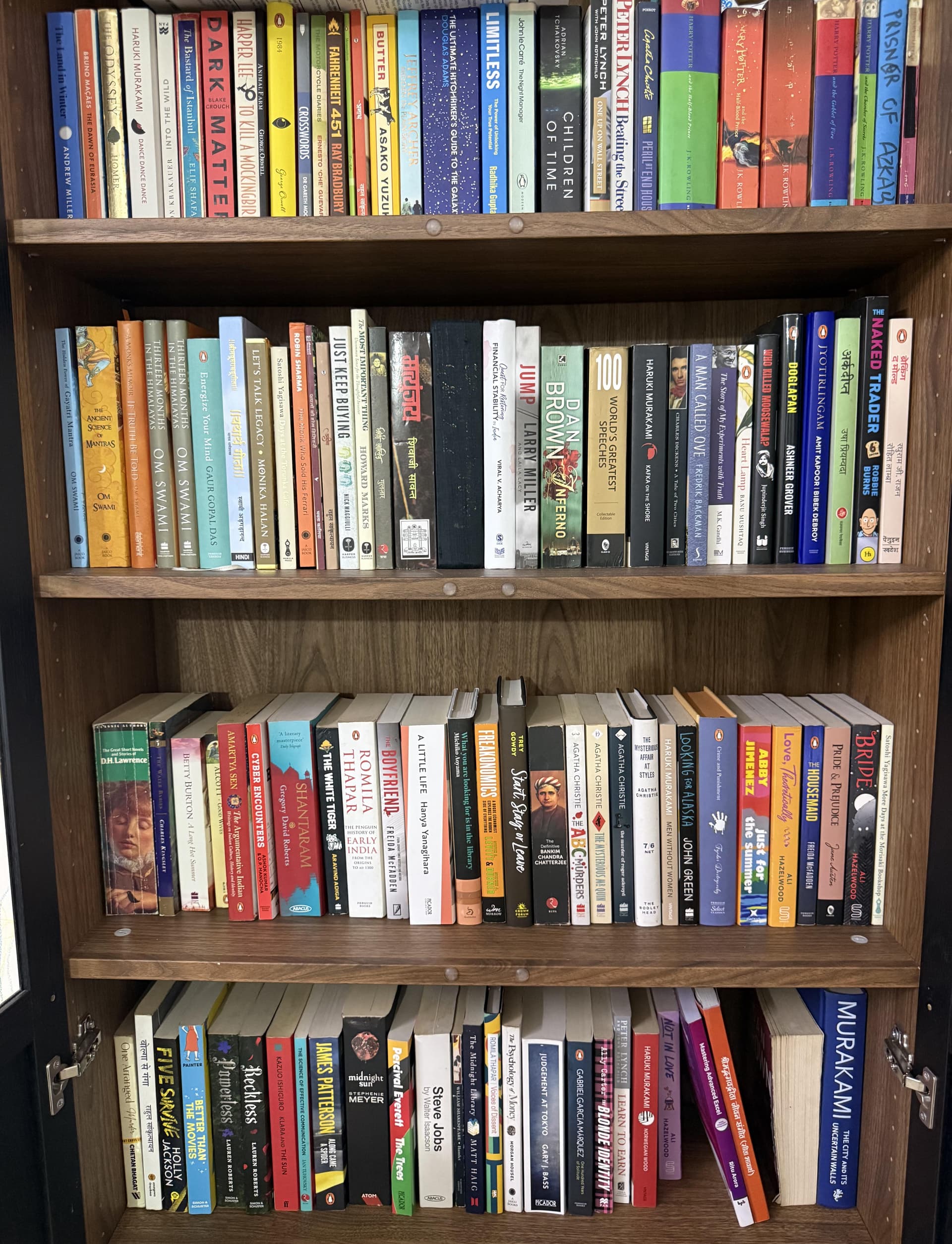 Uploaded bookshelf