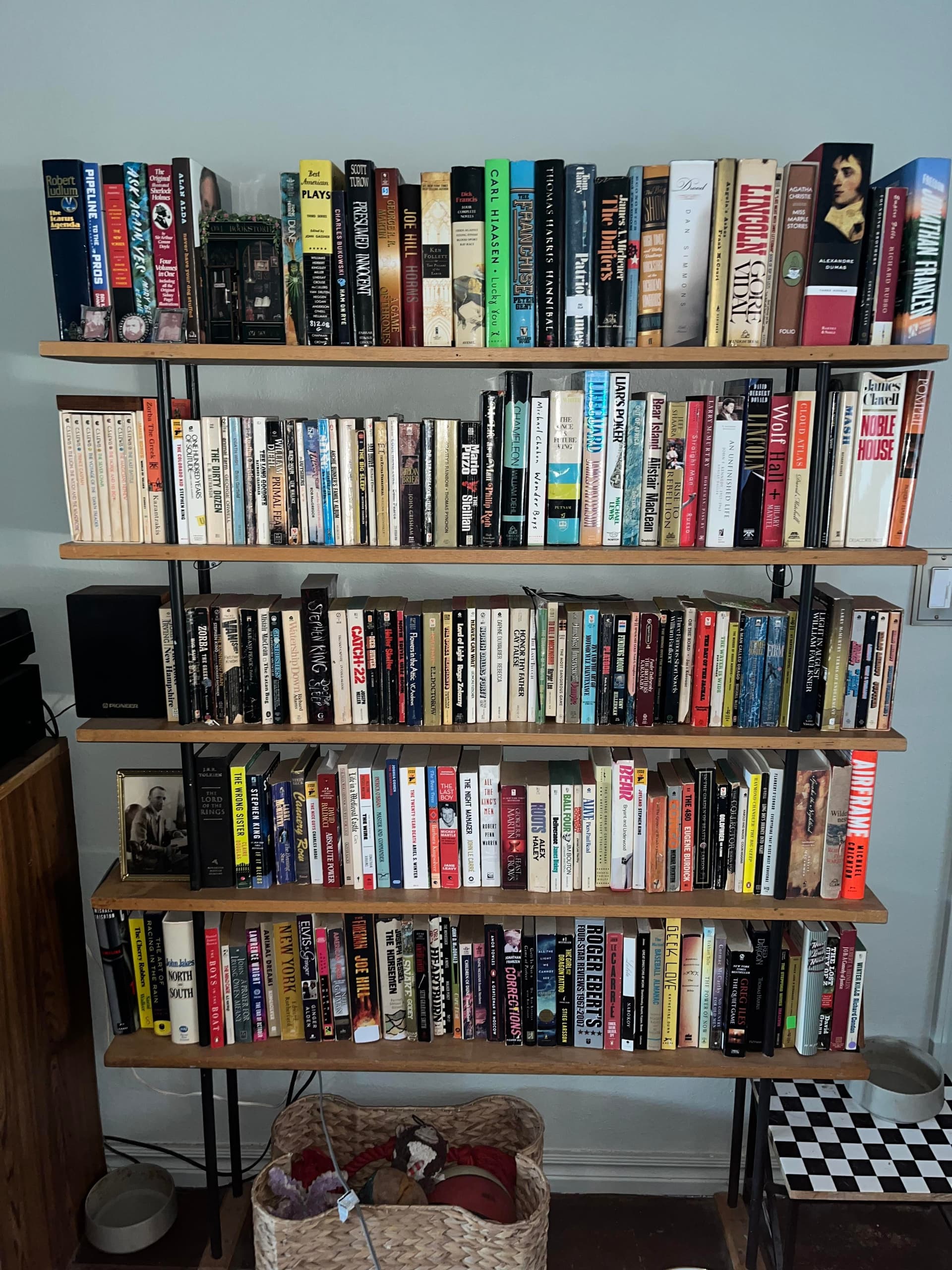 Uploaded bookshelf