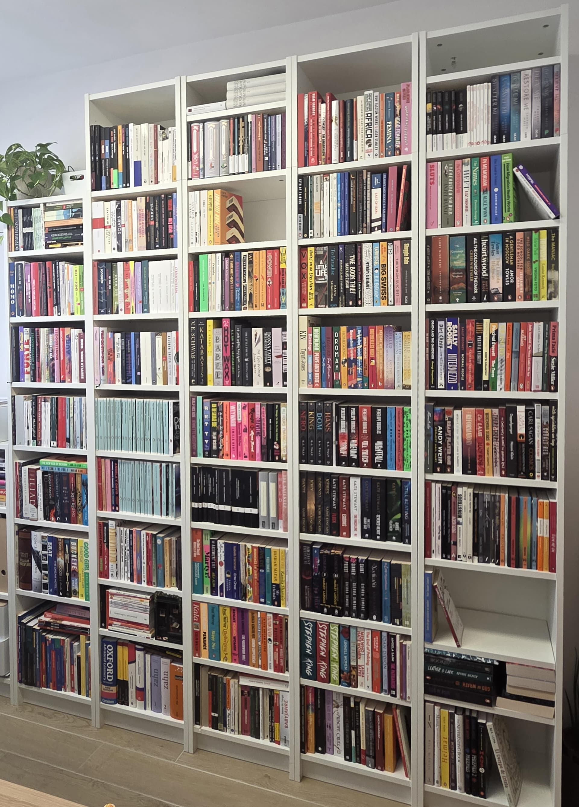 Uploaded bookshelf