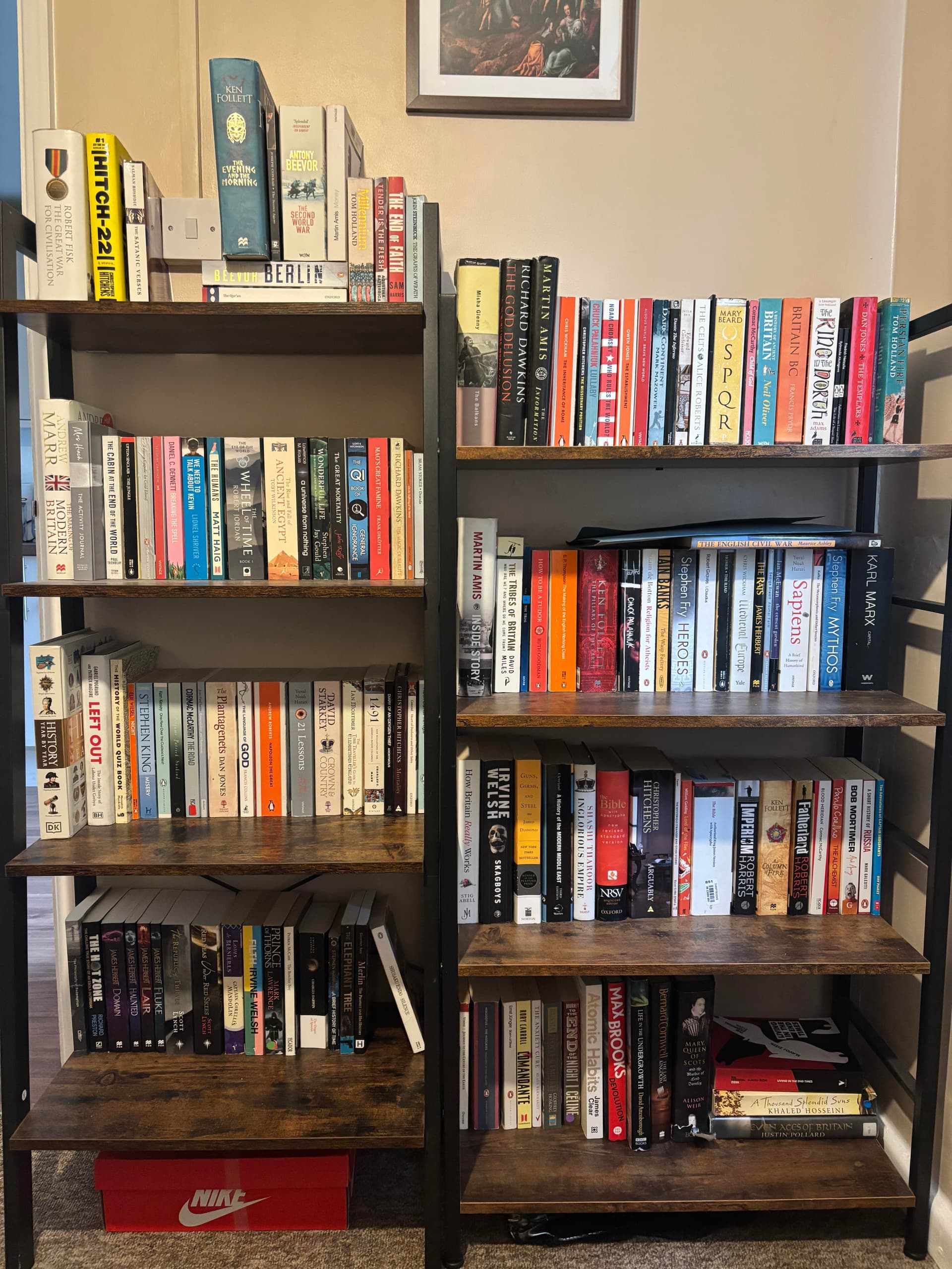 Uploaded bookshelf