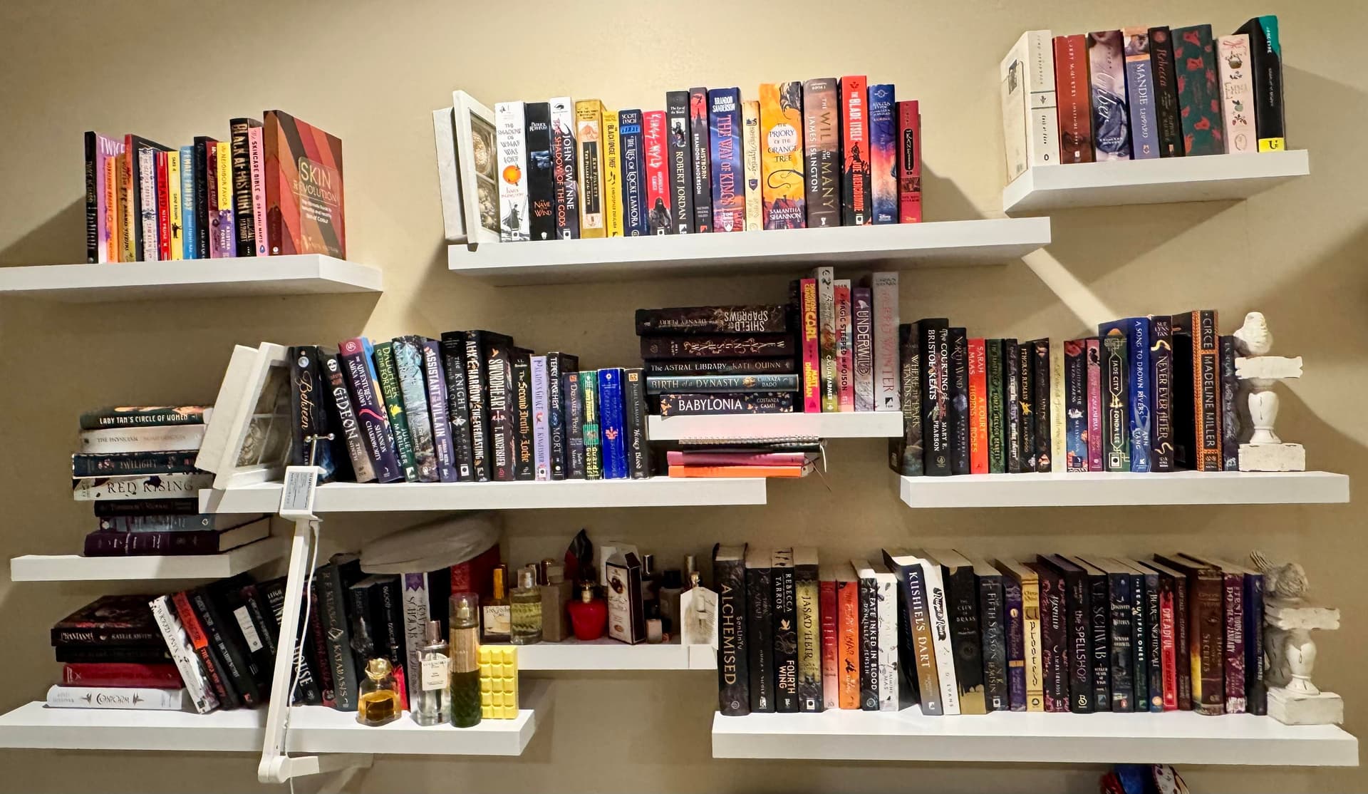 Uploaded bookshelf