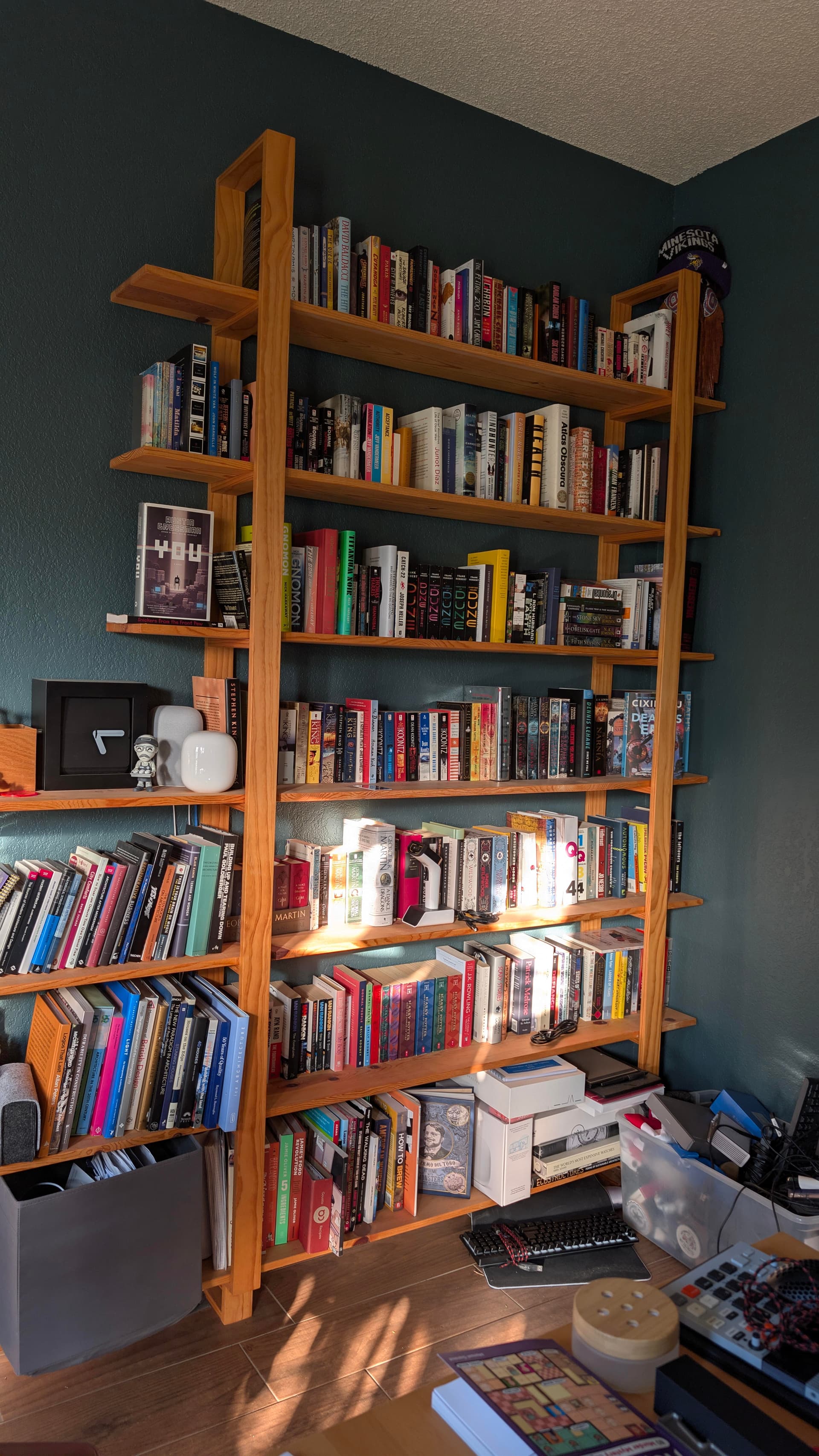 Uploaded bookshelf