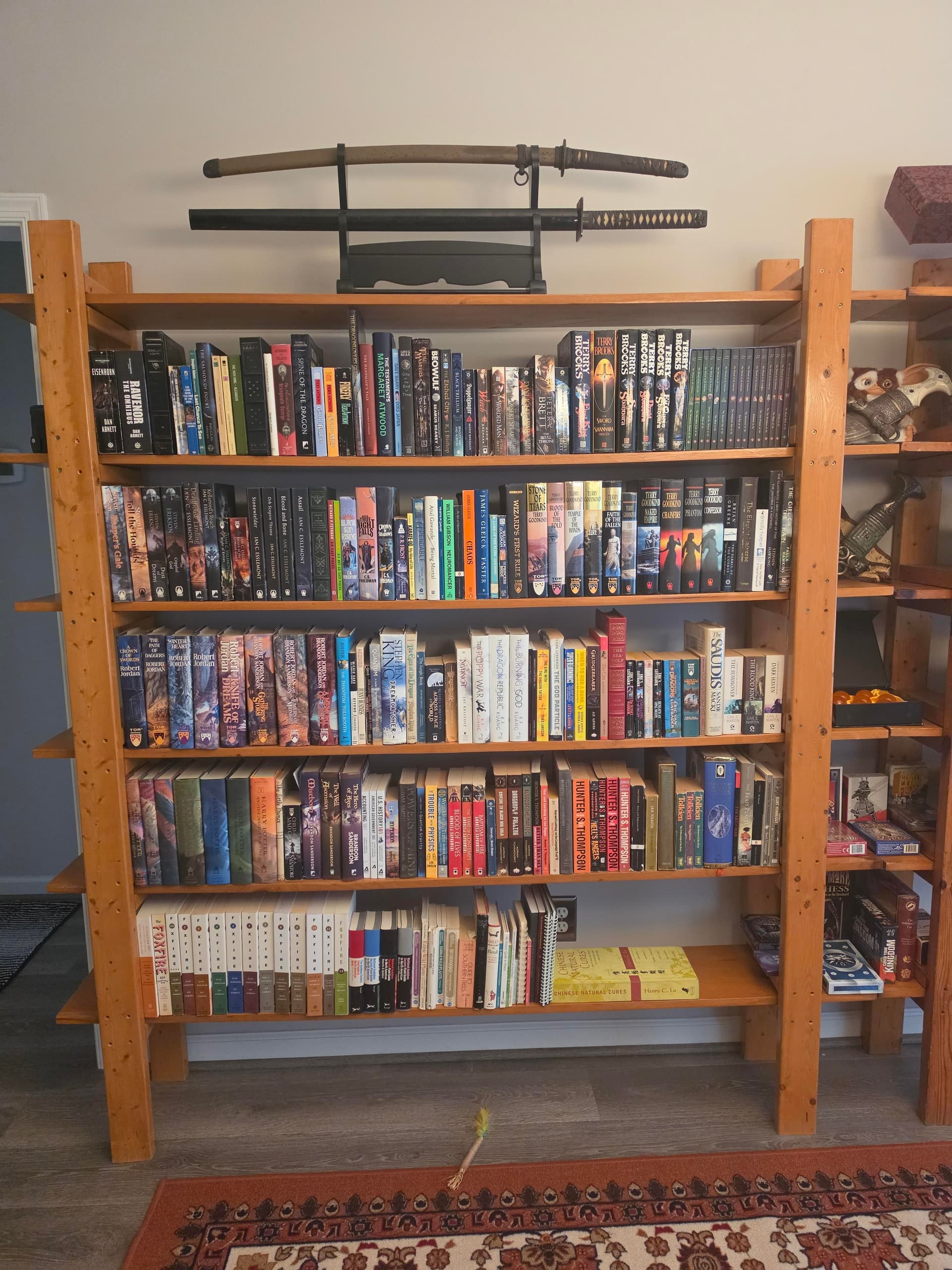 Uploaded bookshelf