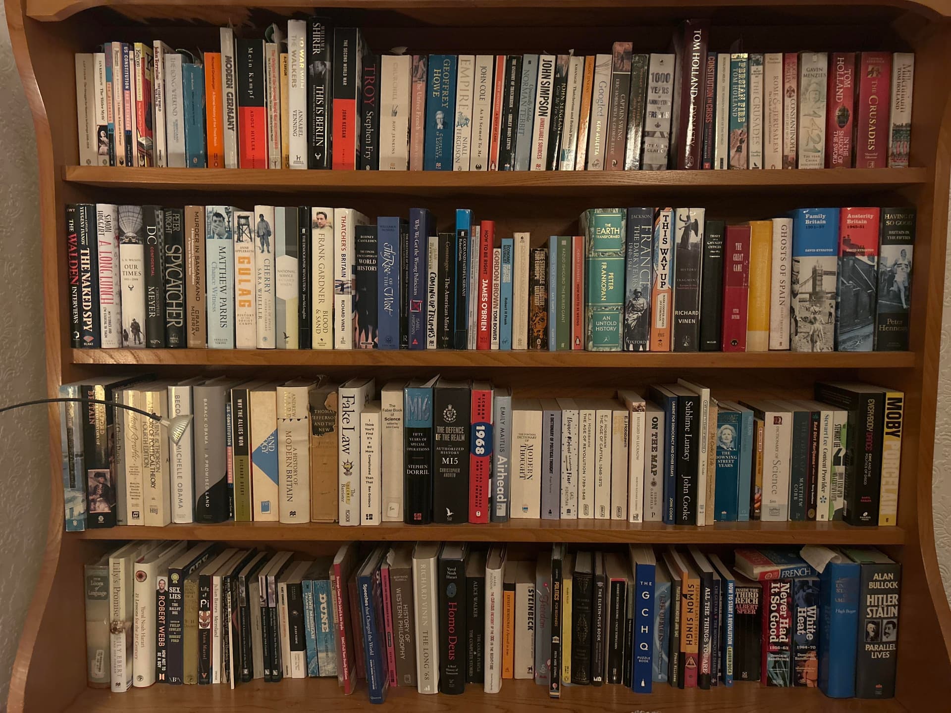 Uploaded bookshelf
