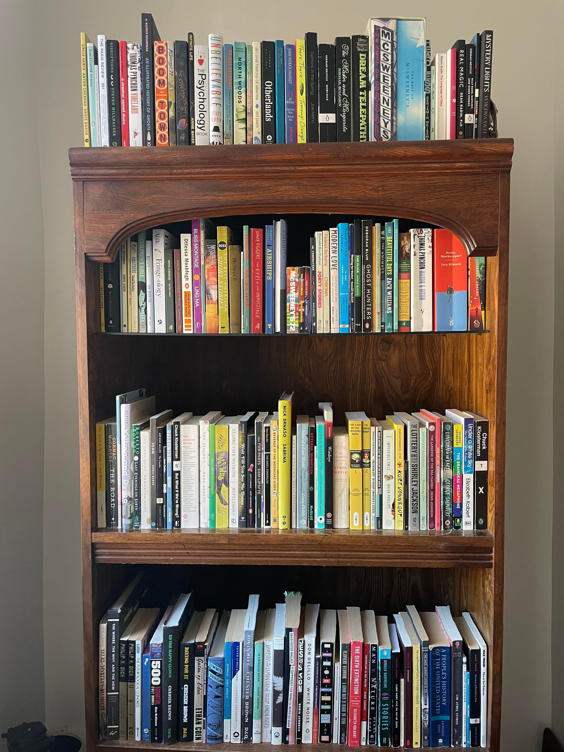 Uploaded bookshelf