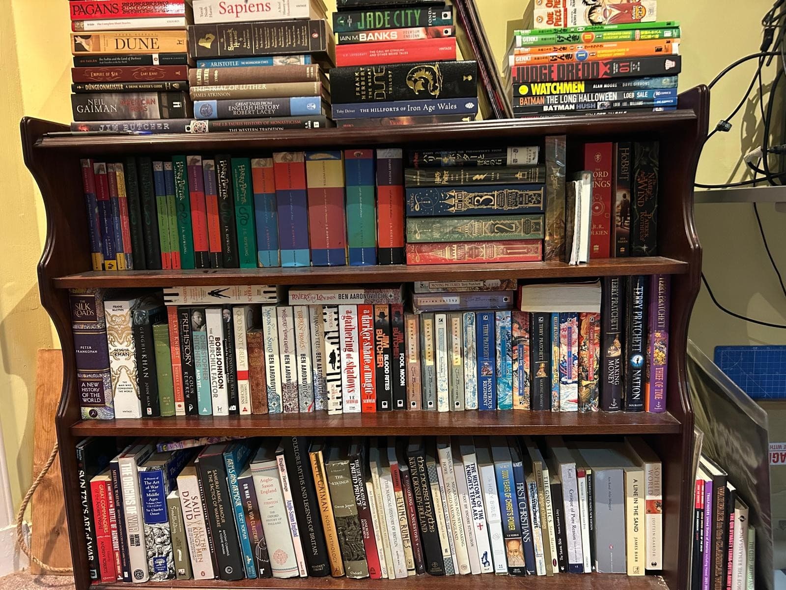 Uploaded bookshelf