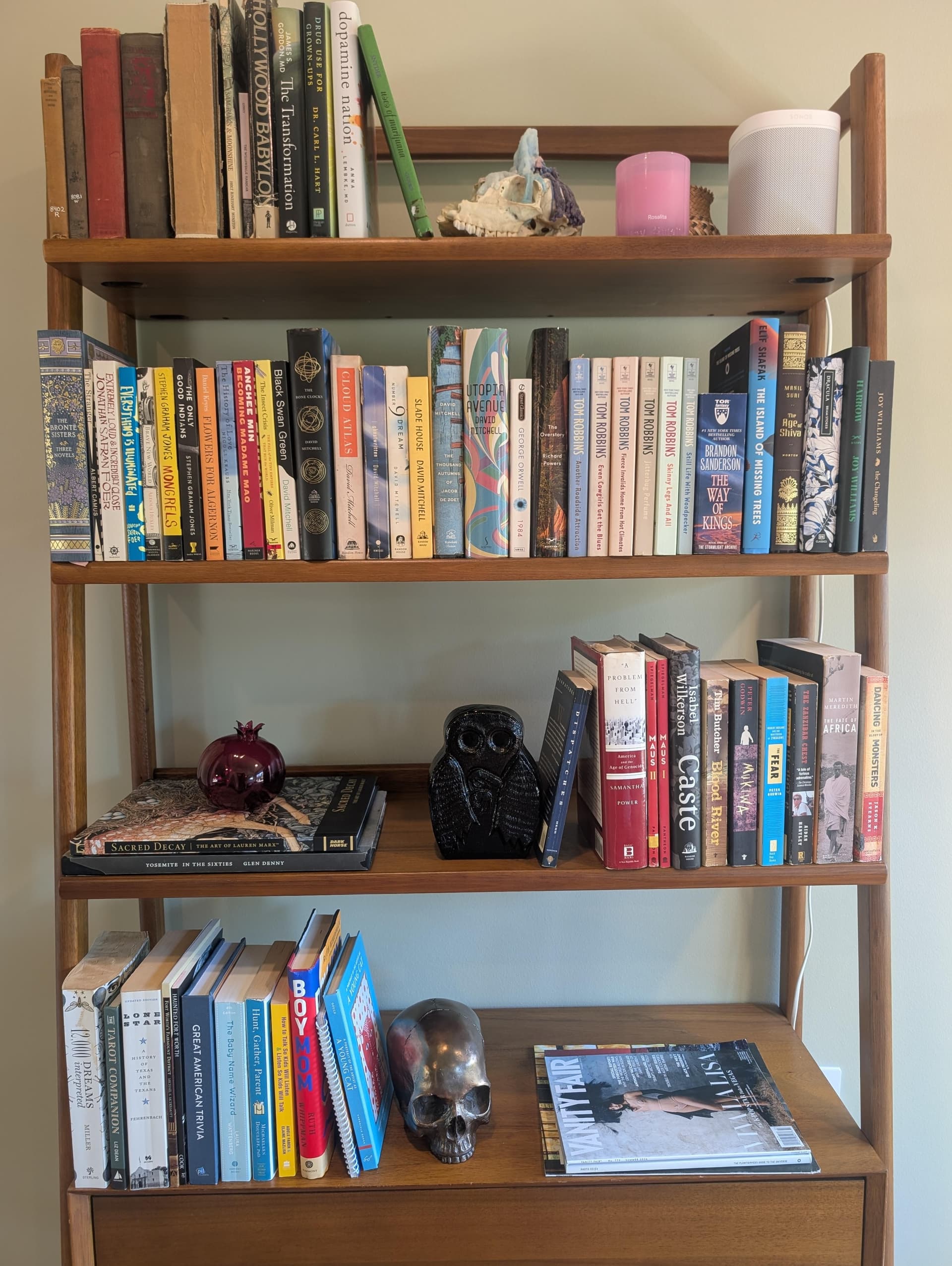 Uploaded bookshelf
