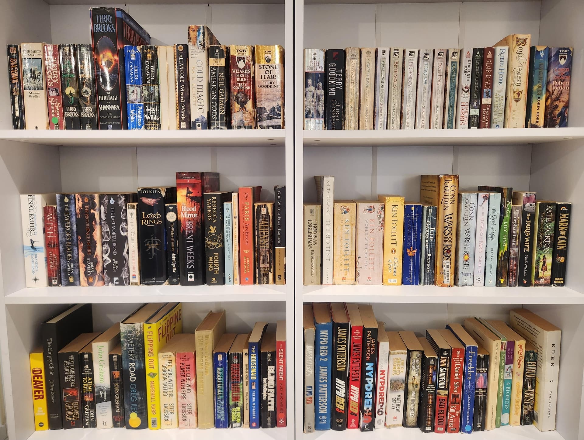 Uploaded bookshelf