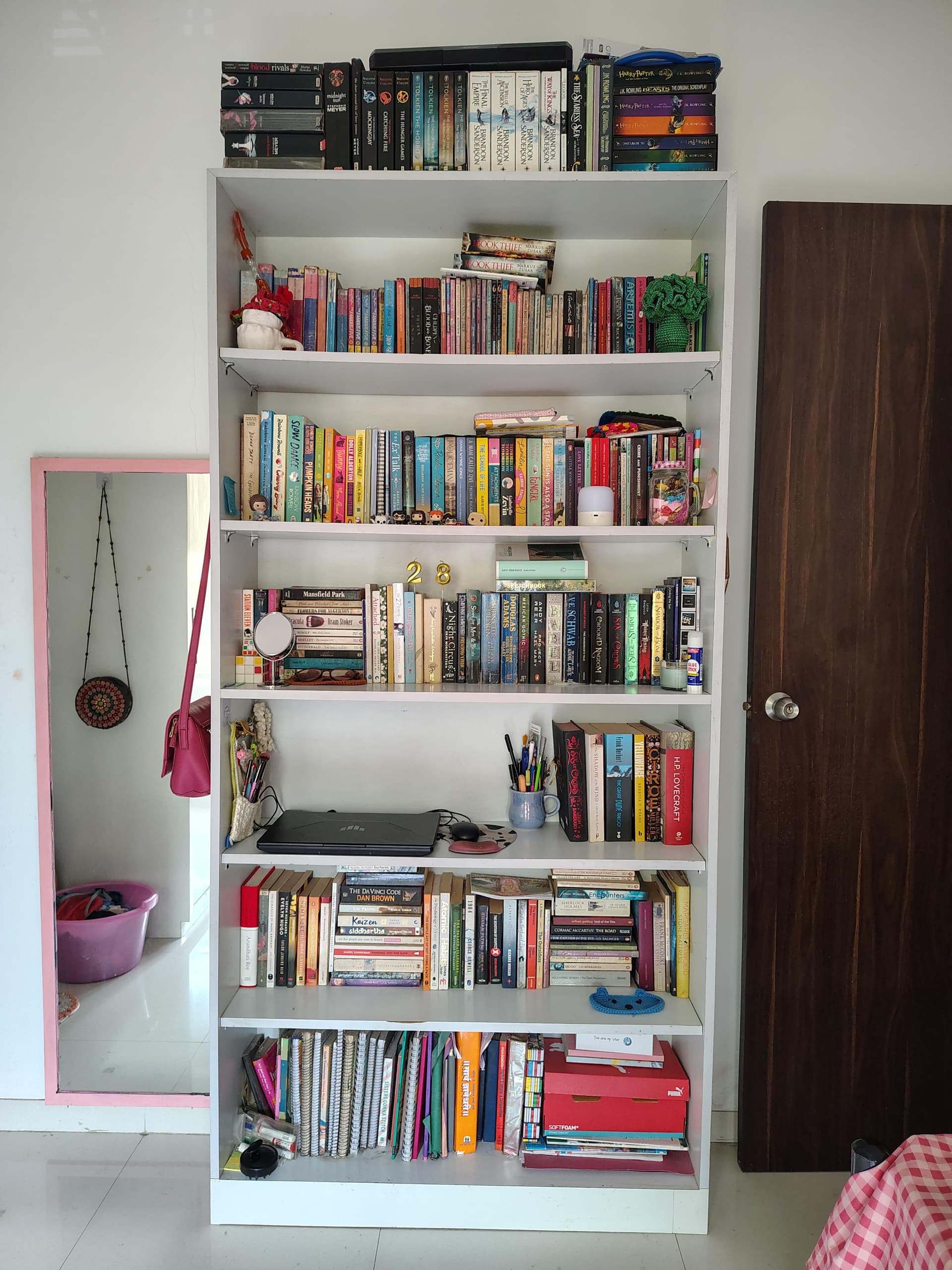 Uploaded bookshelf