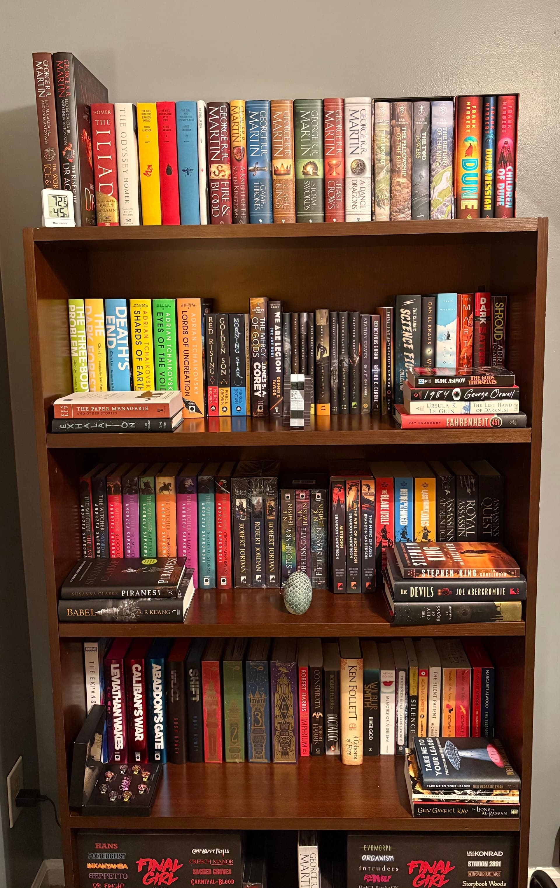 Uploaded bookshelf