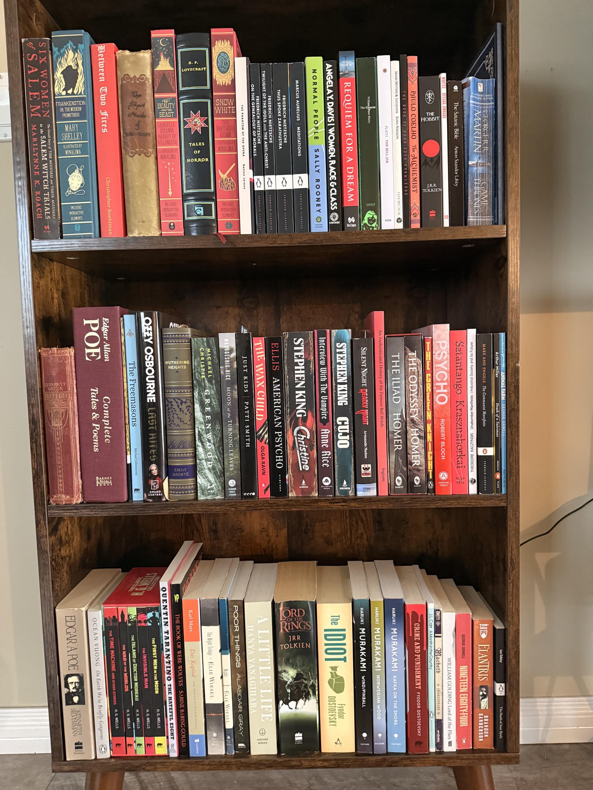 Uploaded bookshelf