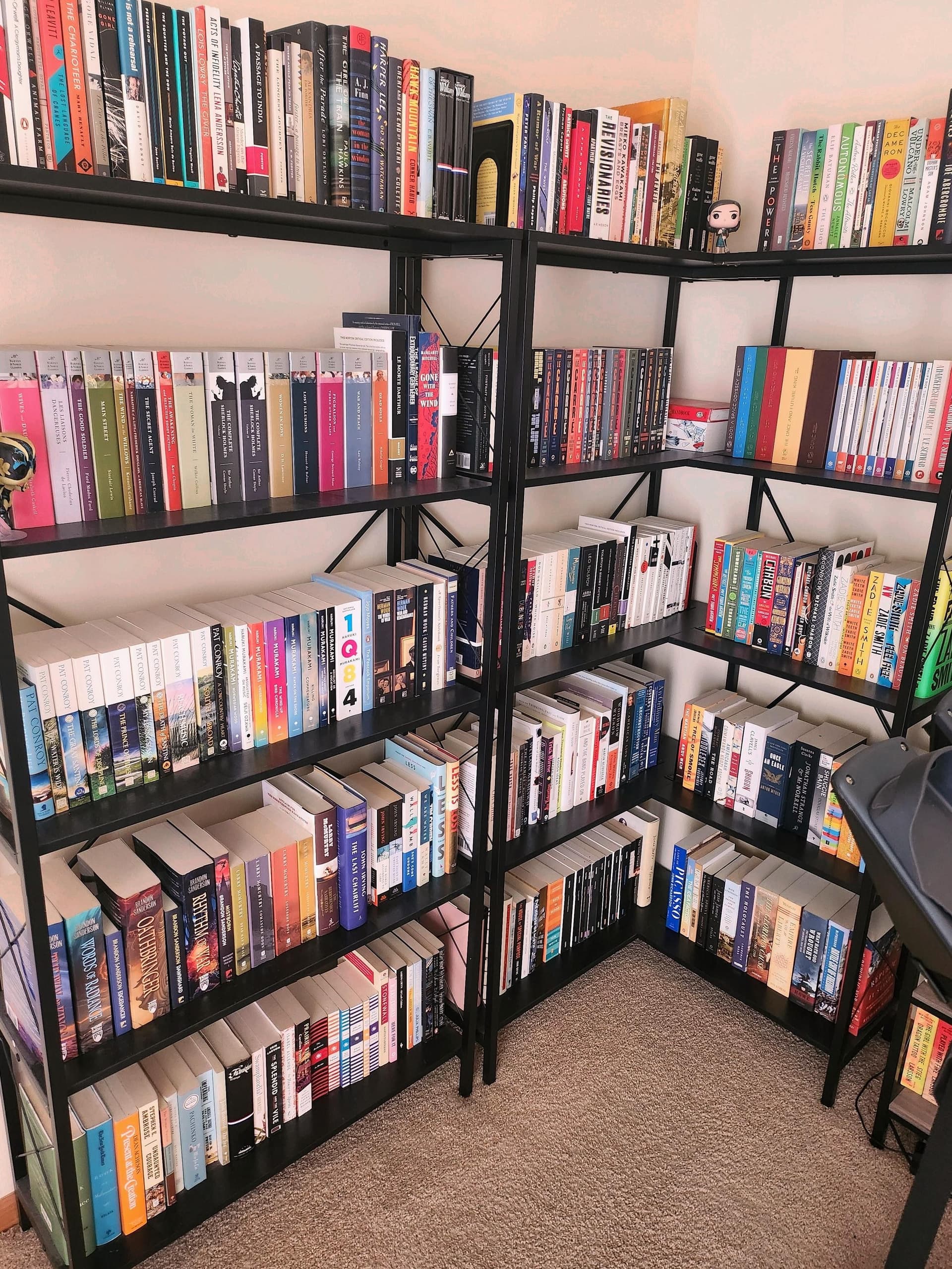 Uploaded bookshelf