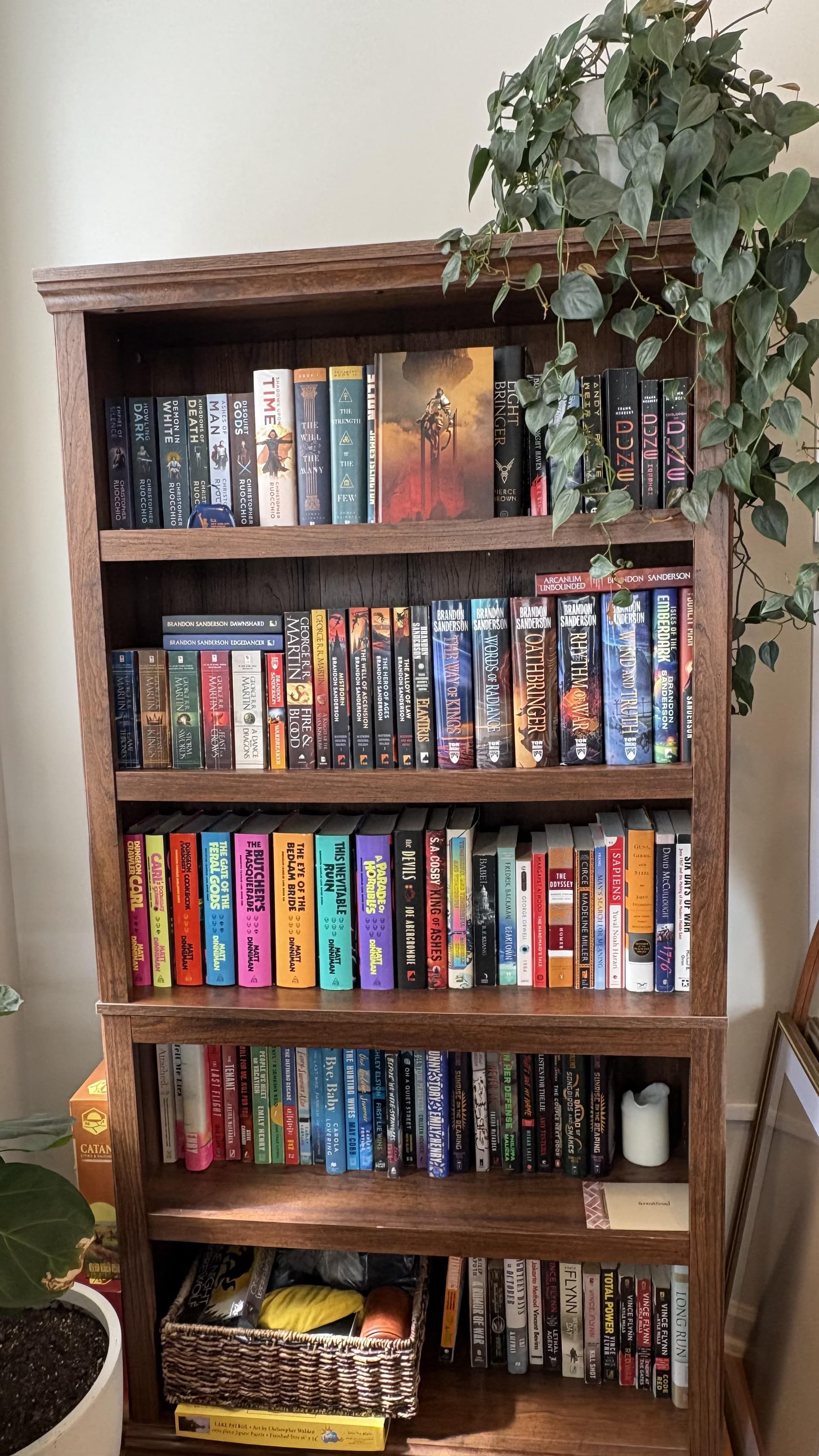 Uploaded bookshelf