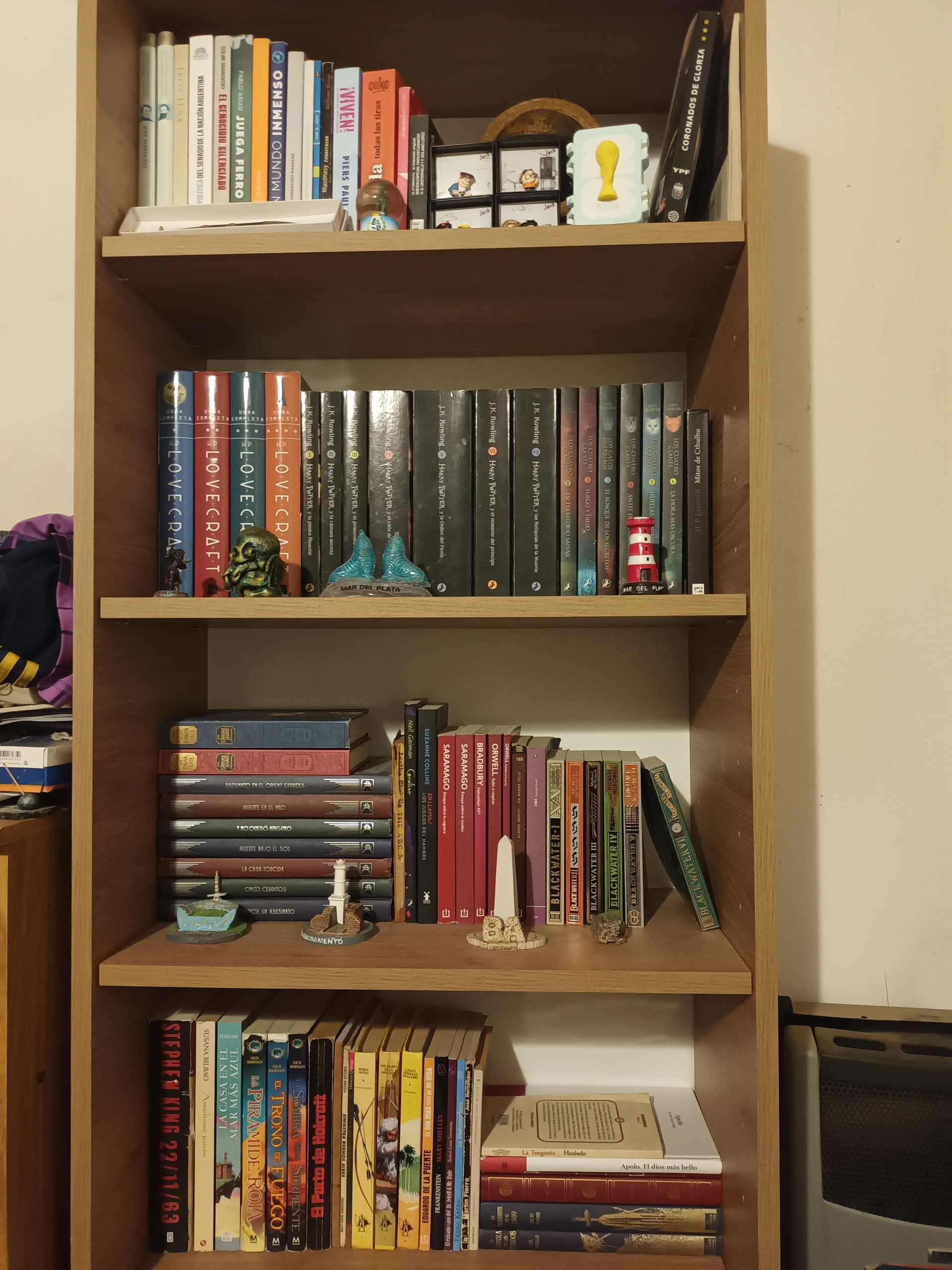Uploaded bookshelf