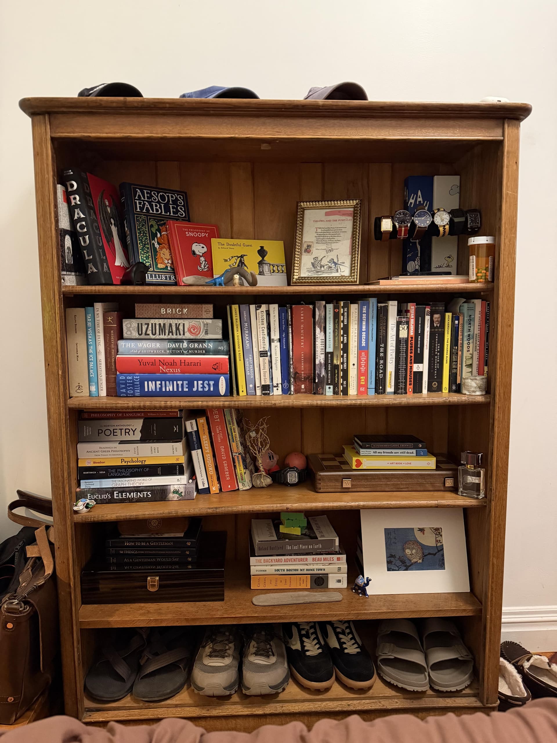 Uploaded bookshelf